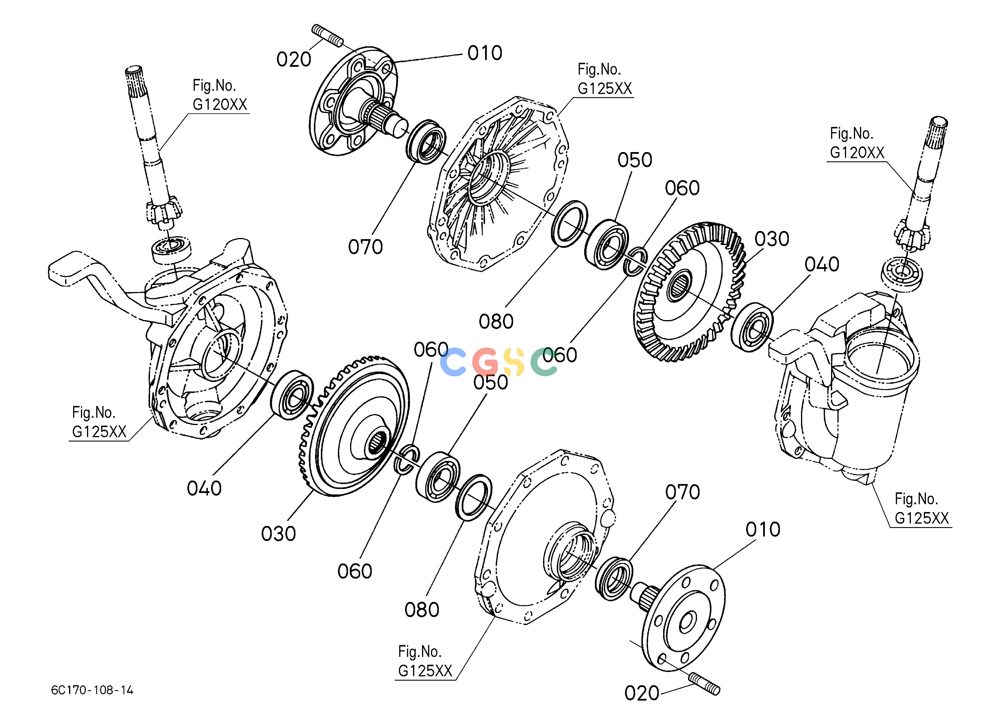 久保田零件查询G13000 FRONT AXLE ## NOTE:ORDER BY REF.No.010 NEW PART and REF.No.020. FRONT AXLEEPC Kubota online
