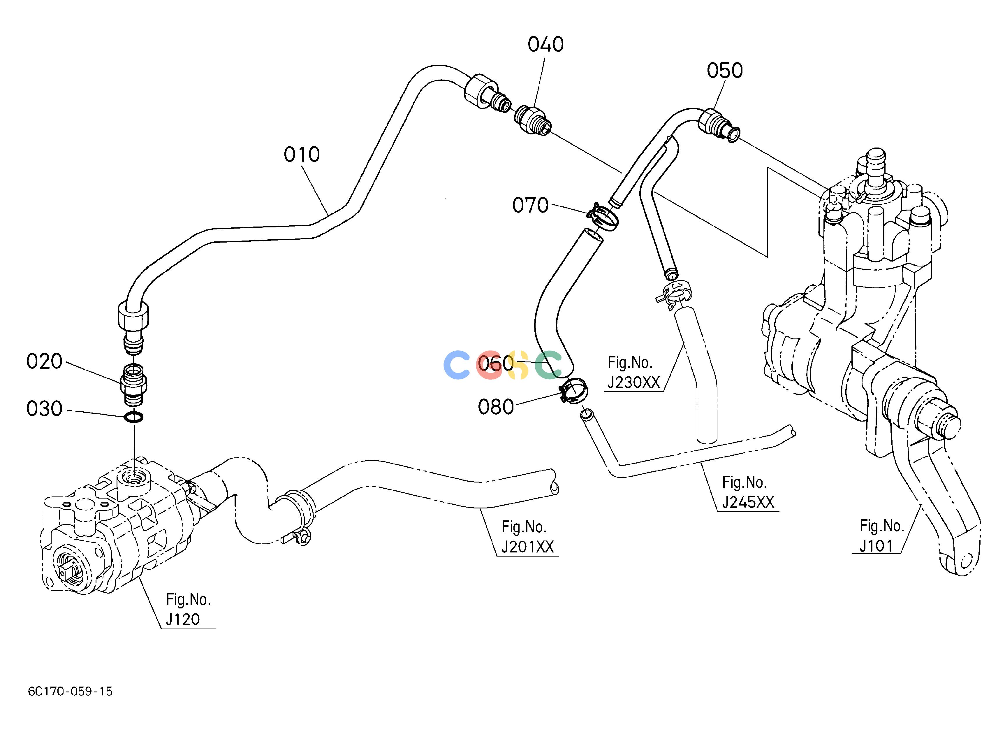 久保田零件查询J21502 HYDRAULIC OIL LINE(STEERING) ## S.No.>=50101 PUMP/MOTOR SYSTEMEPC Kubota online