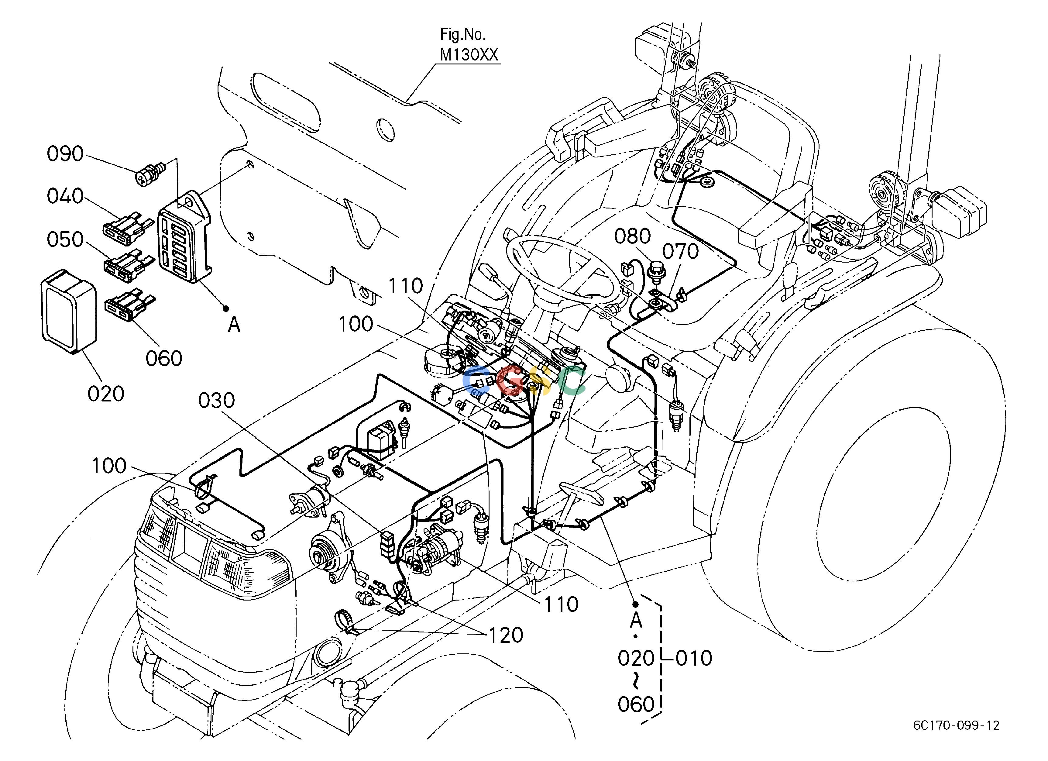 久保田零件查询B50102 ELECTRICAL WIRING ## S.No.<=56570 ELECTRICAL SYSTEMEPC Kubota online