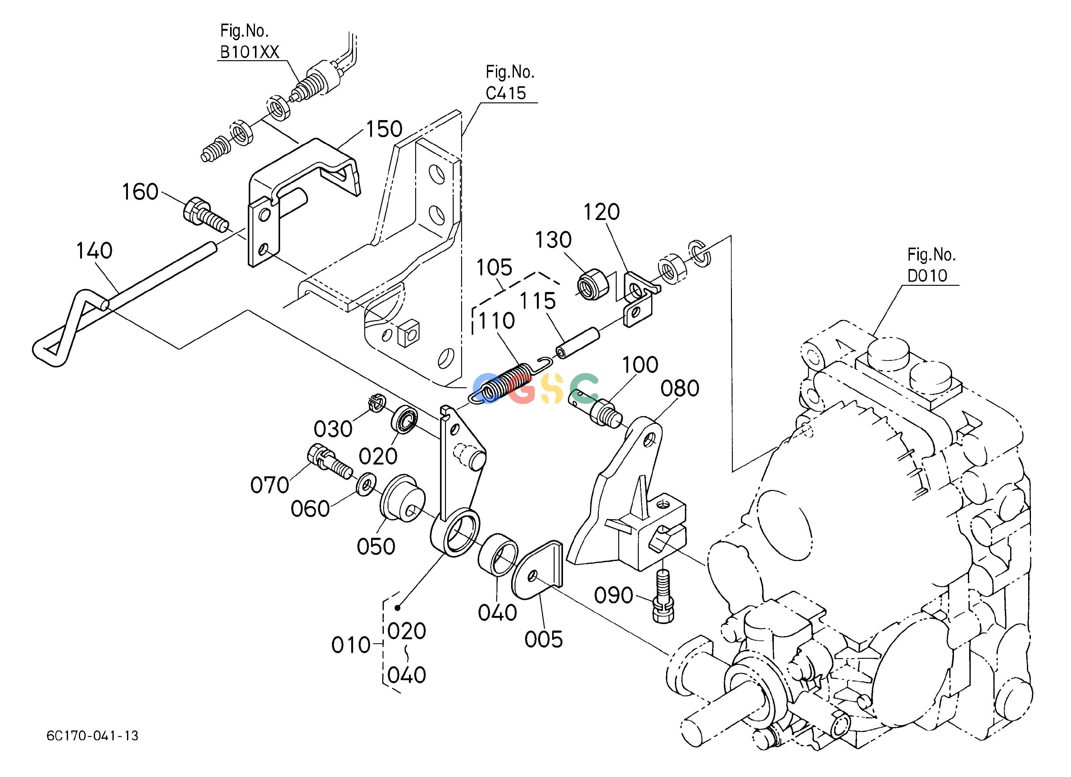 久保田零件查询F10702 NEUTRAL HOLDER LINK SPEED CHANGEEPC Kubota online
