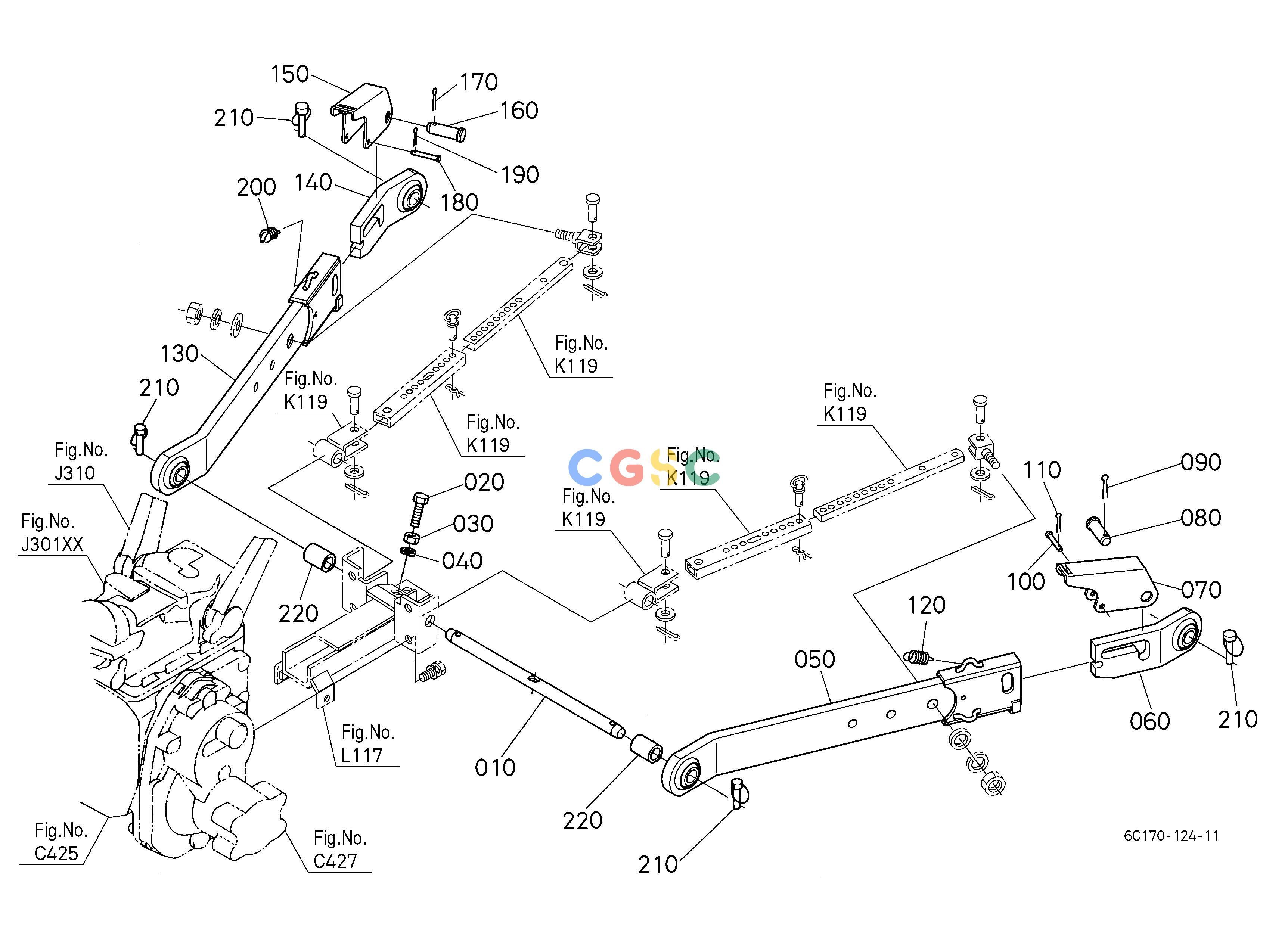 久保田零件查询K11502 LOWER LINK TOP LINK/TOP LINK BRACKET/PTO PROTECTOREPC Kubota online