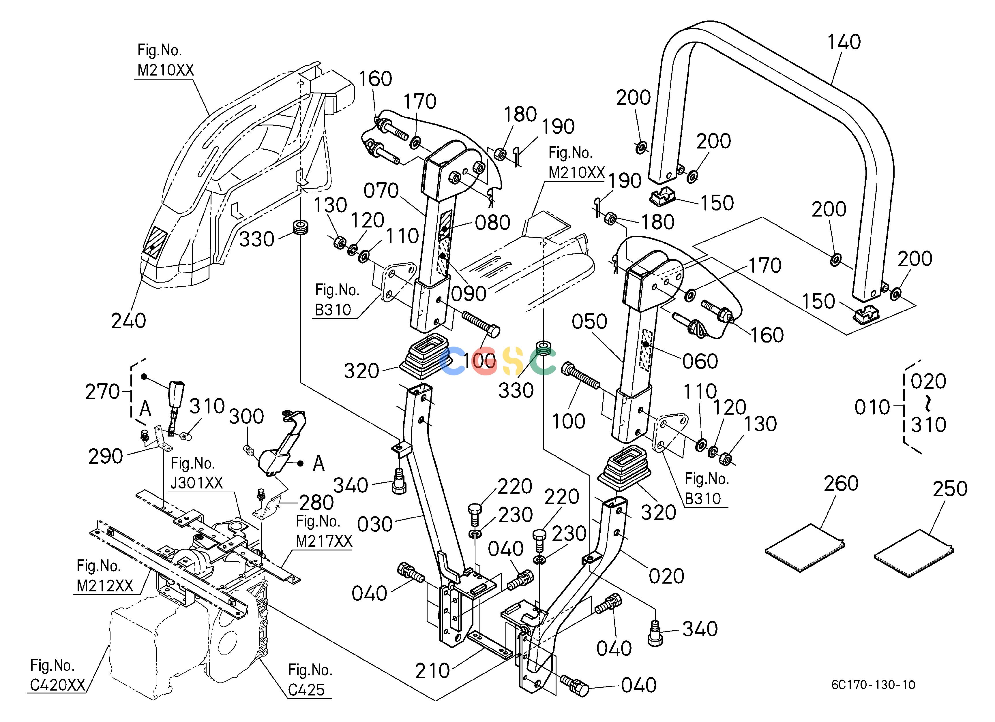 久保田零件查询U91002 ROPS KIT(FOLDABLE TYPE) [OPTION] ## S.No.>=54733 OPTIONEPC Kubota online