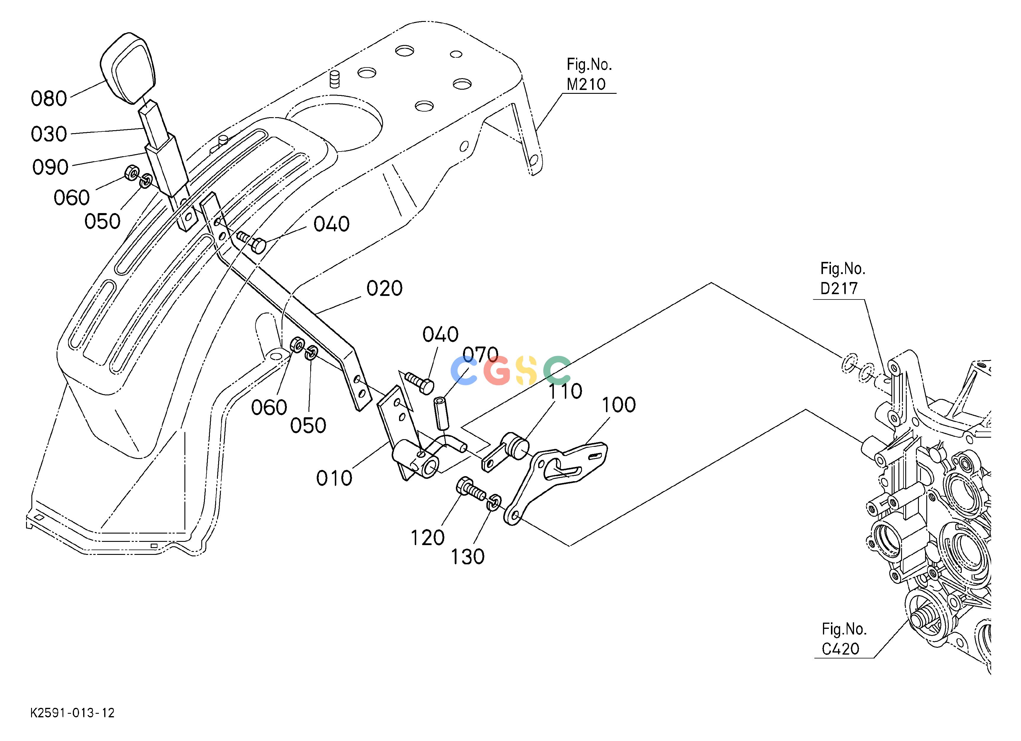 久保田零件查询F11001 RANGE GEAR SHIFT LEVER ## S.No.<=55304 SPEED CHANGEEPC Kubota online
