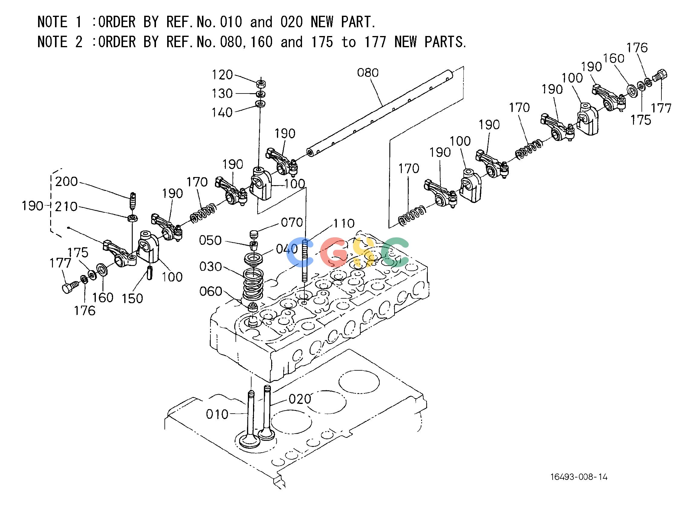久保田零件查询060001 VALVE AND ROCKER ARM [OLD TYPE] ## S.No.<=3Y4959 ENGINEEPC Kubota online
