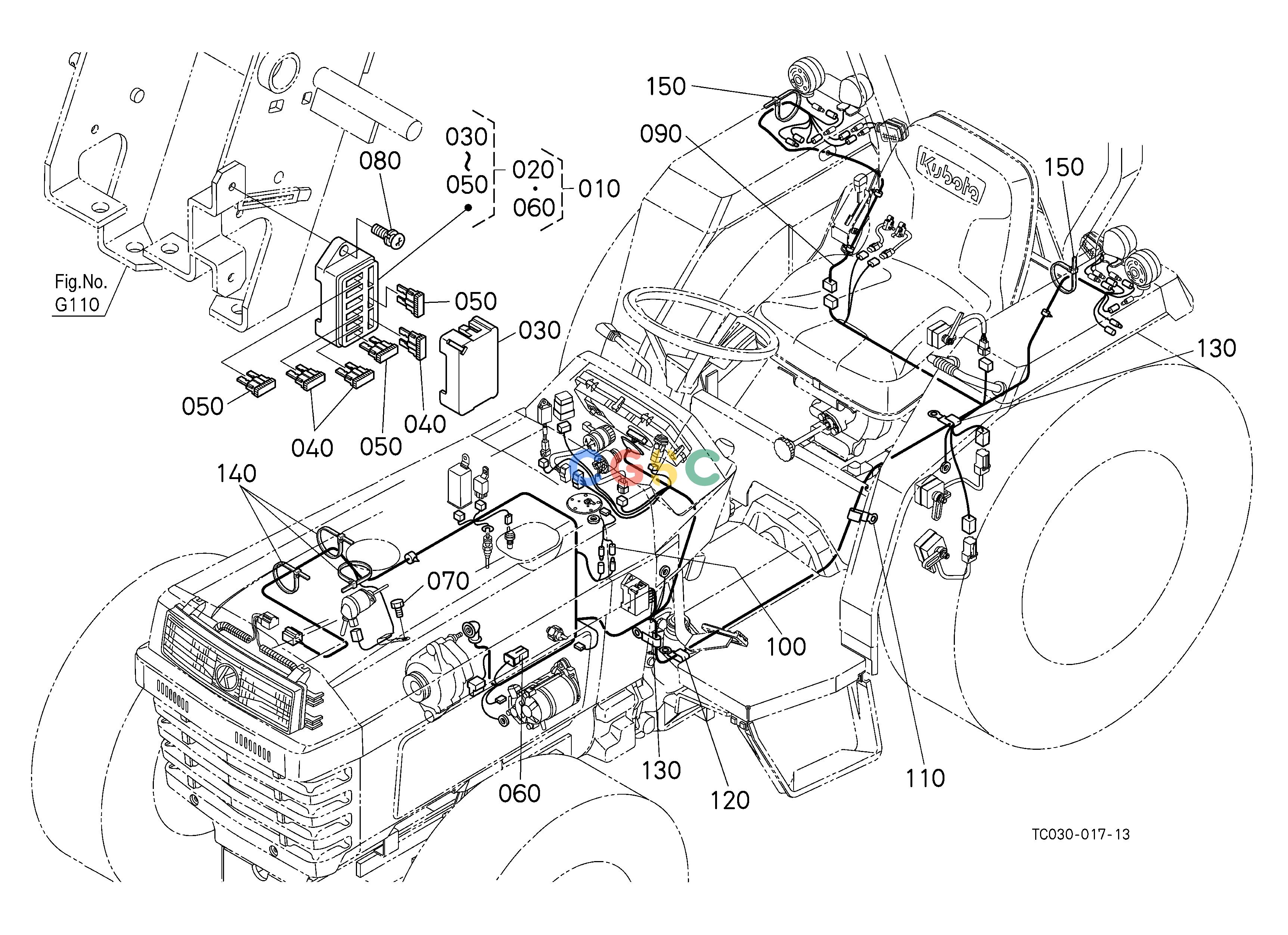 久保田零件查询B50102 ELECTRICAL WIRING [NEW TYPE] ## S.No.>=54198 ELECTRICAL SYSTEMEPC Kubota online