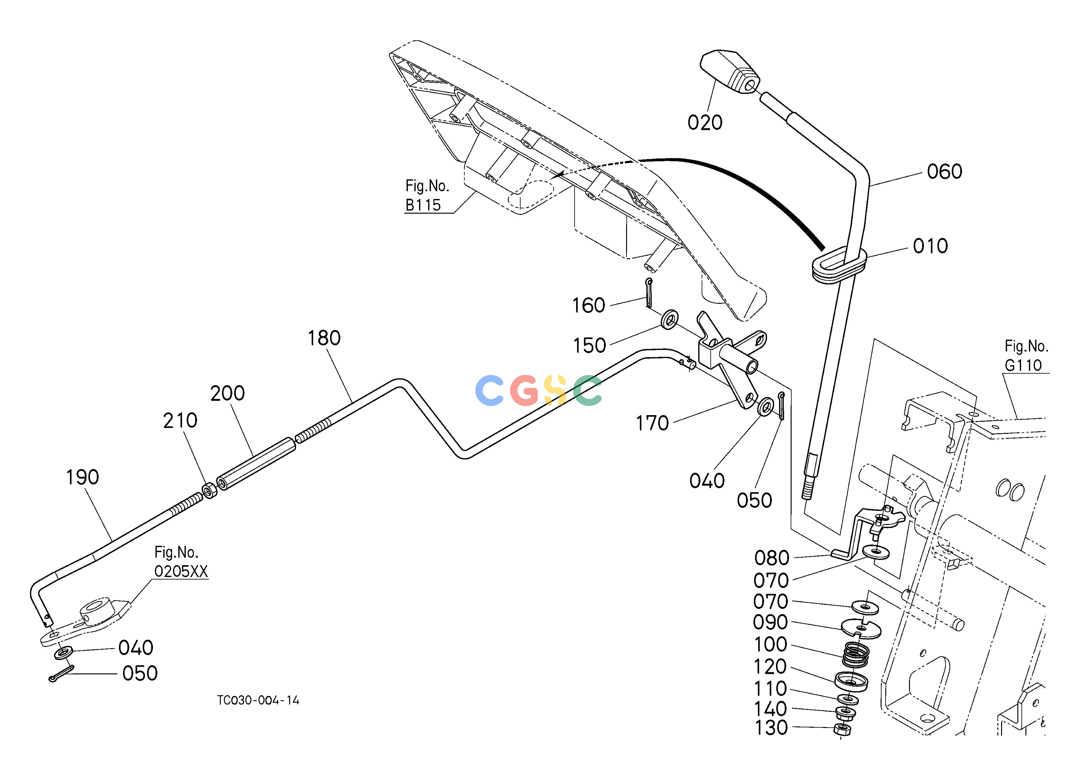 久保田零件查询A01002 ACCELERATOR LEVER [NEW TYPE] ## S.No.>=10861 ENGINEEPC Kubota online