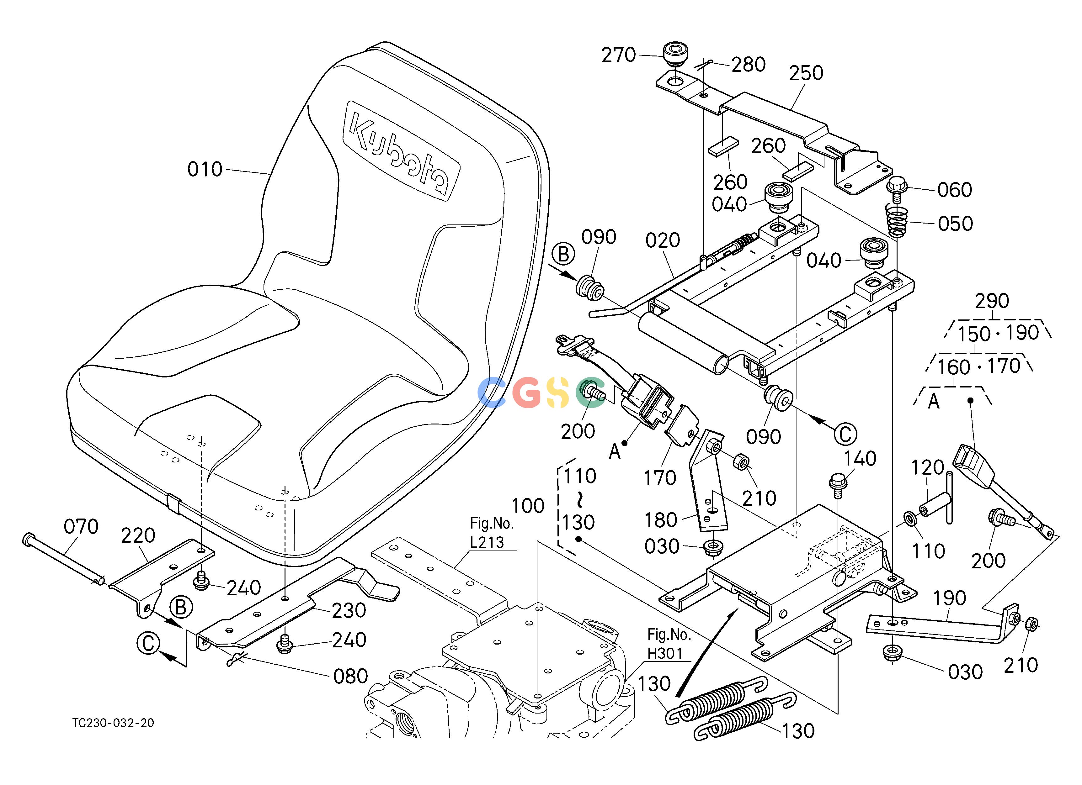 久保田零件查询L22003 SEAT [NEW TYPE] ## S.No.>=11015 HOOD/BONNETEPC Kubota online