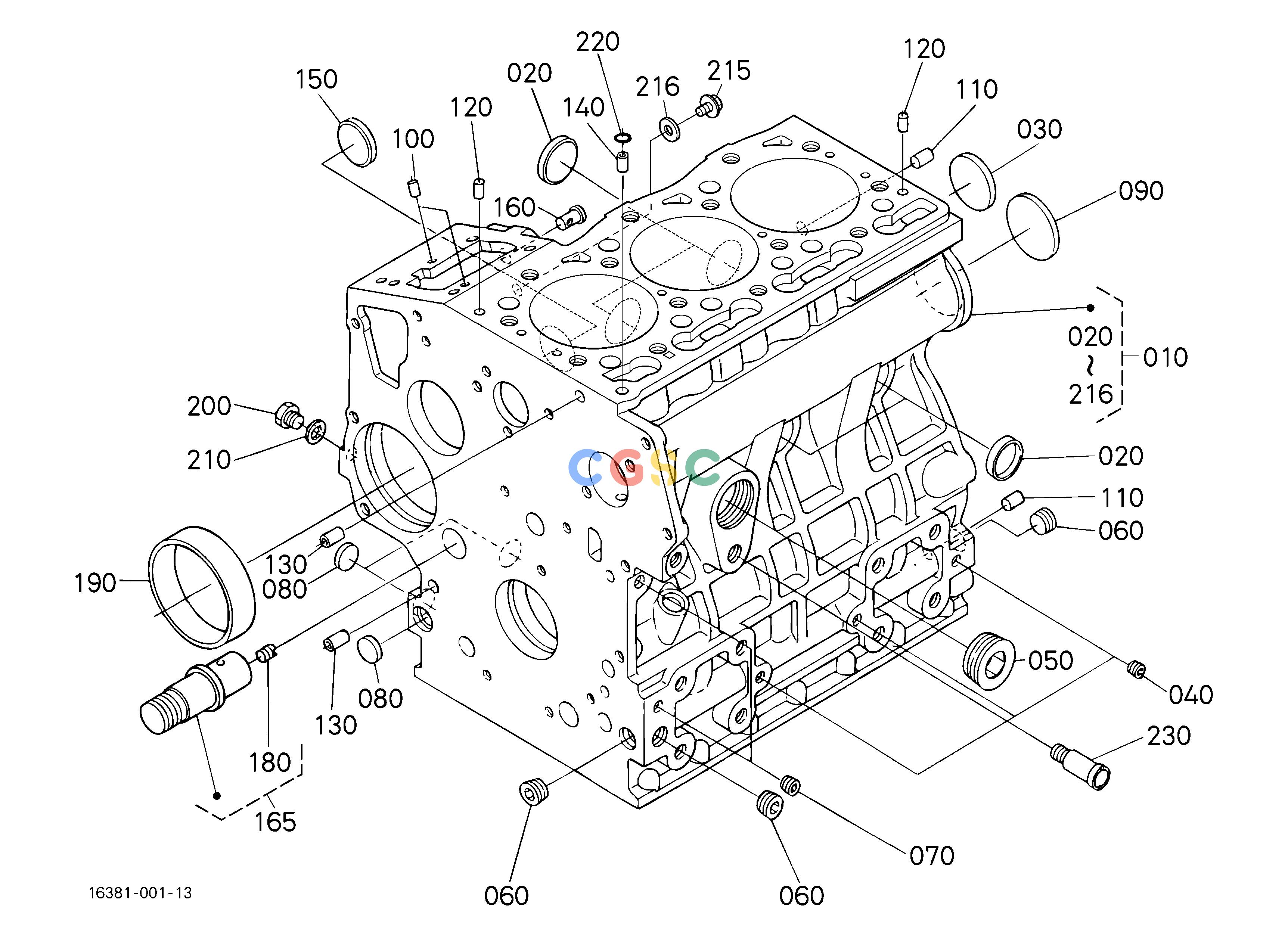 久保田零件查询000101 CRANKCASE ## S.No.<=4Z0548 ENGINEEPC Kubota online