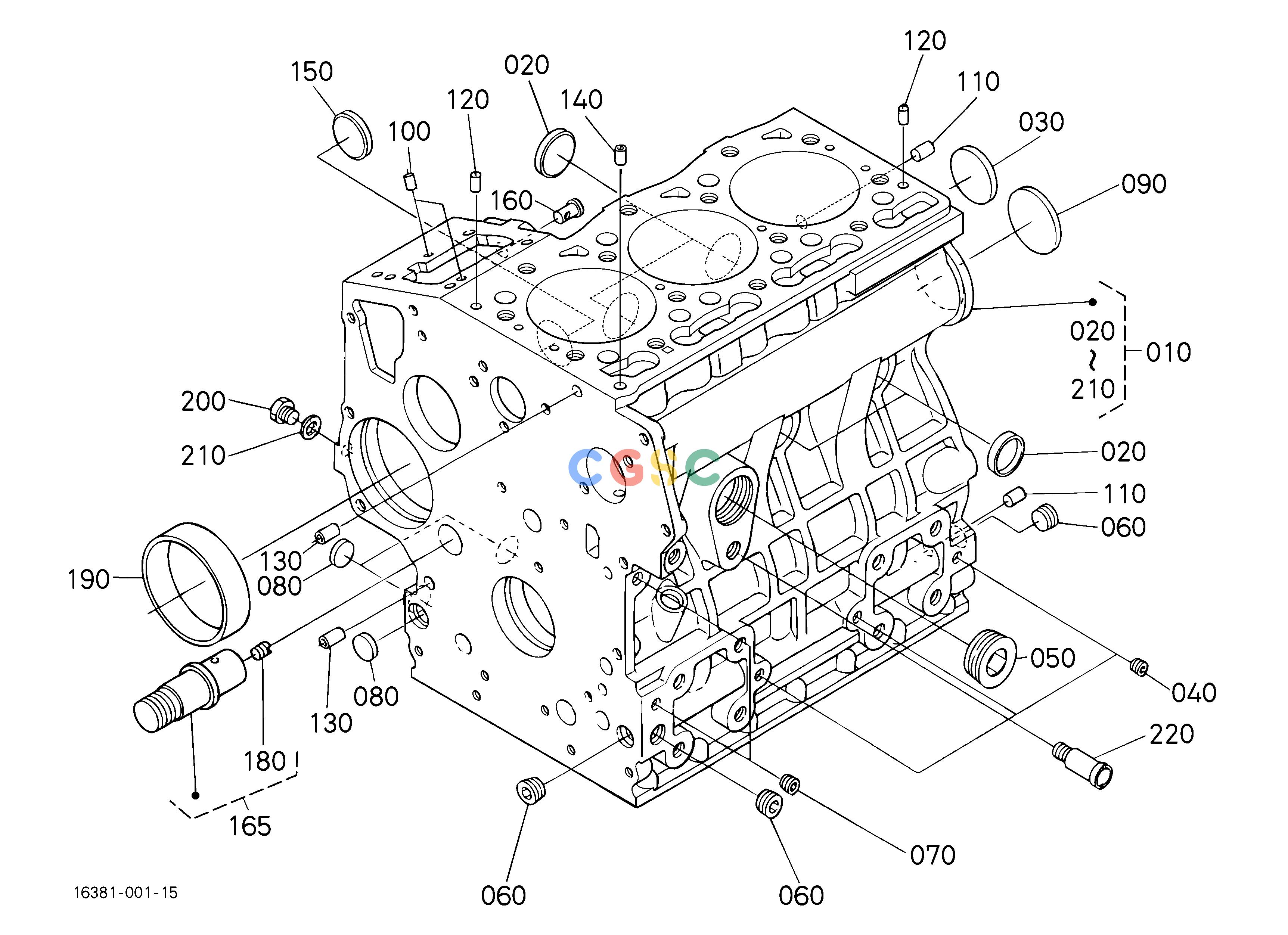 久保田零件查询000102 CRANKCASE ## S.No.>=5A0001 ENGINEEPC Kubota online