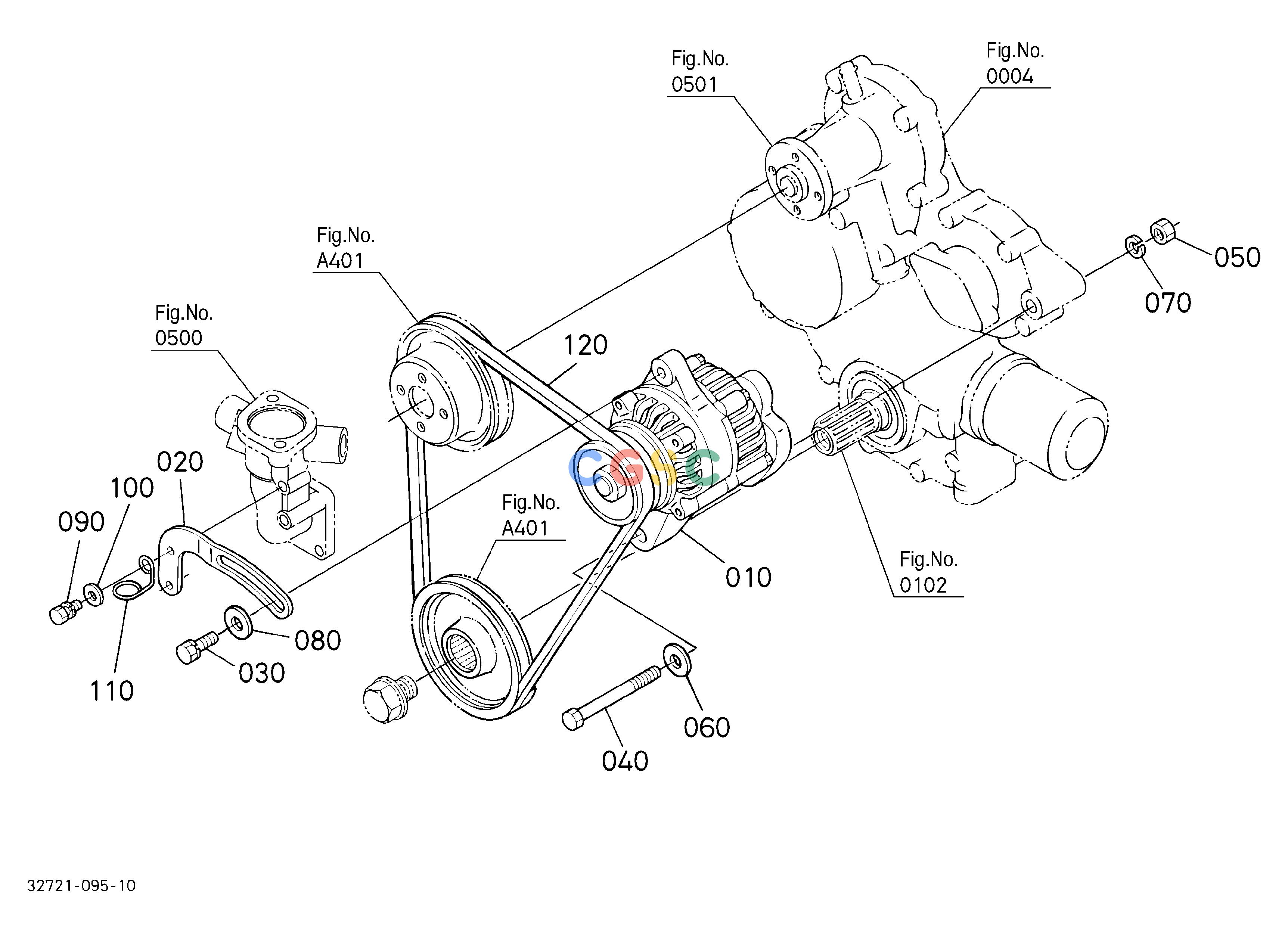 久保田零件查询A51500 ALTERNATOR ELECTRICAL SYSTEMEPC Kubota online