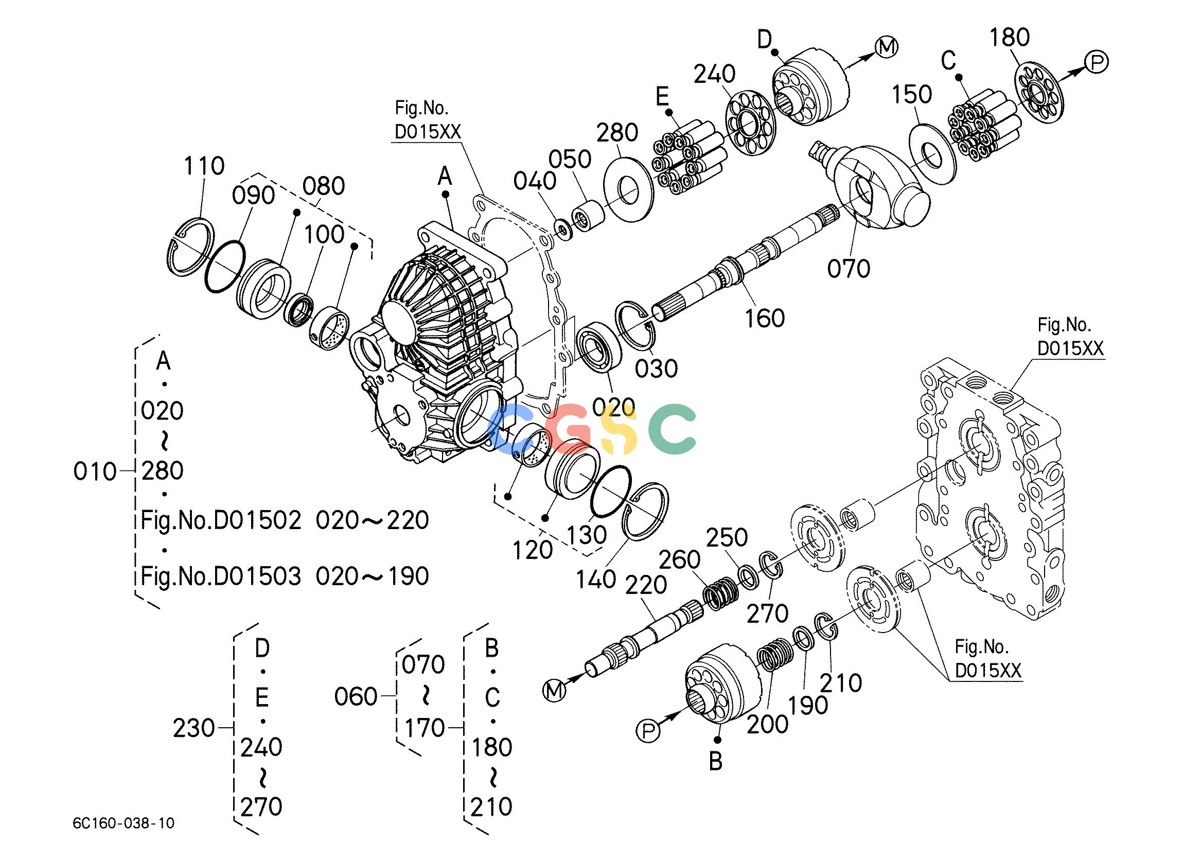 久保田零件查询D01501 HST [COMPONENT PARTS] TRANSMISSIONEPC Kubota online