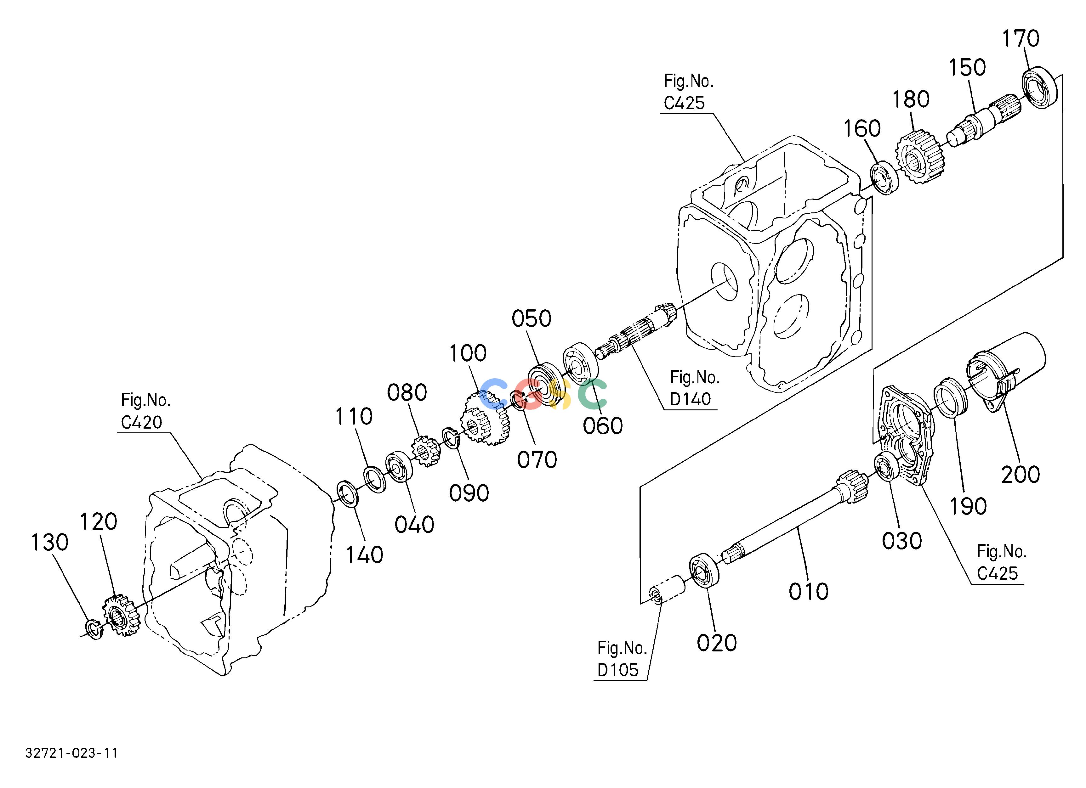 久保田零件查询D13500 PTO SHAFT TRANSMISSIONEPC Kubota online