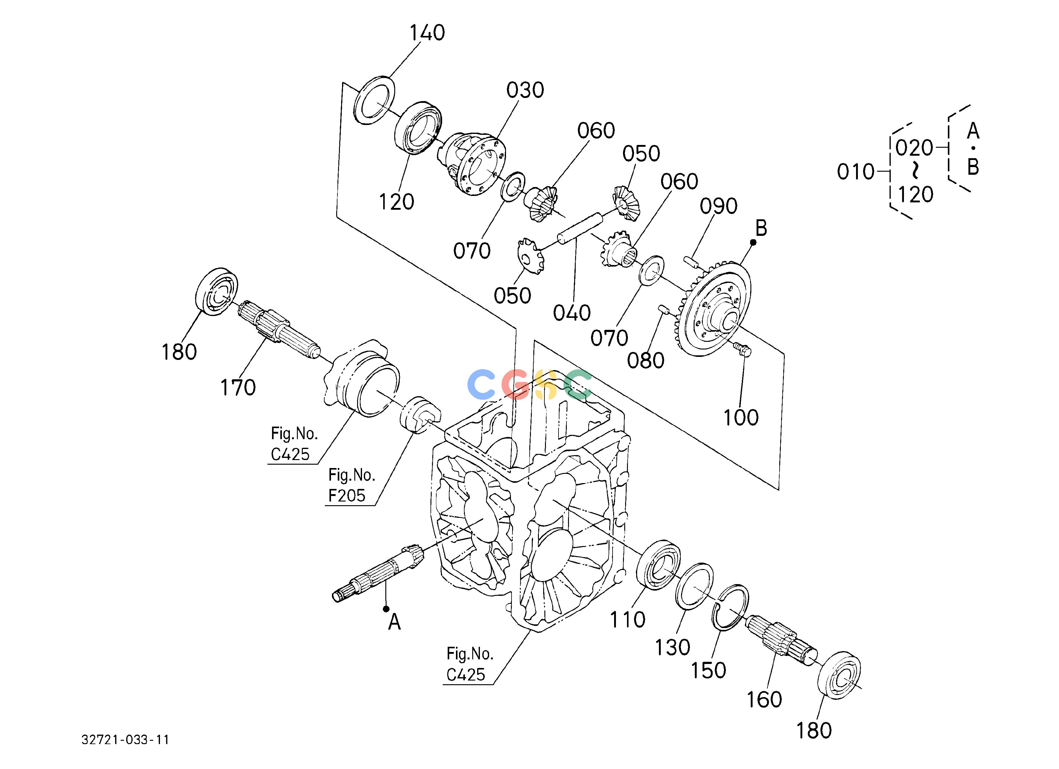久保田零件查询D14000 REAR DIFFERENTIAL TRANSMISSIONEPC Kubota online