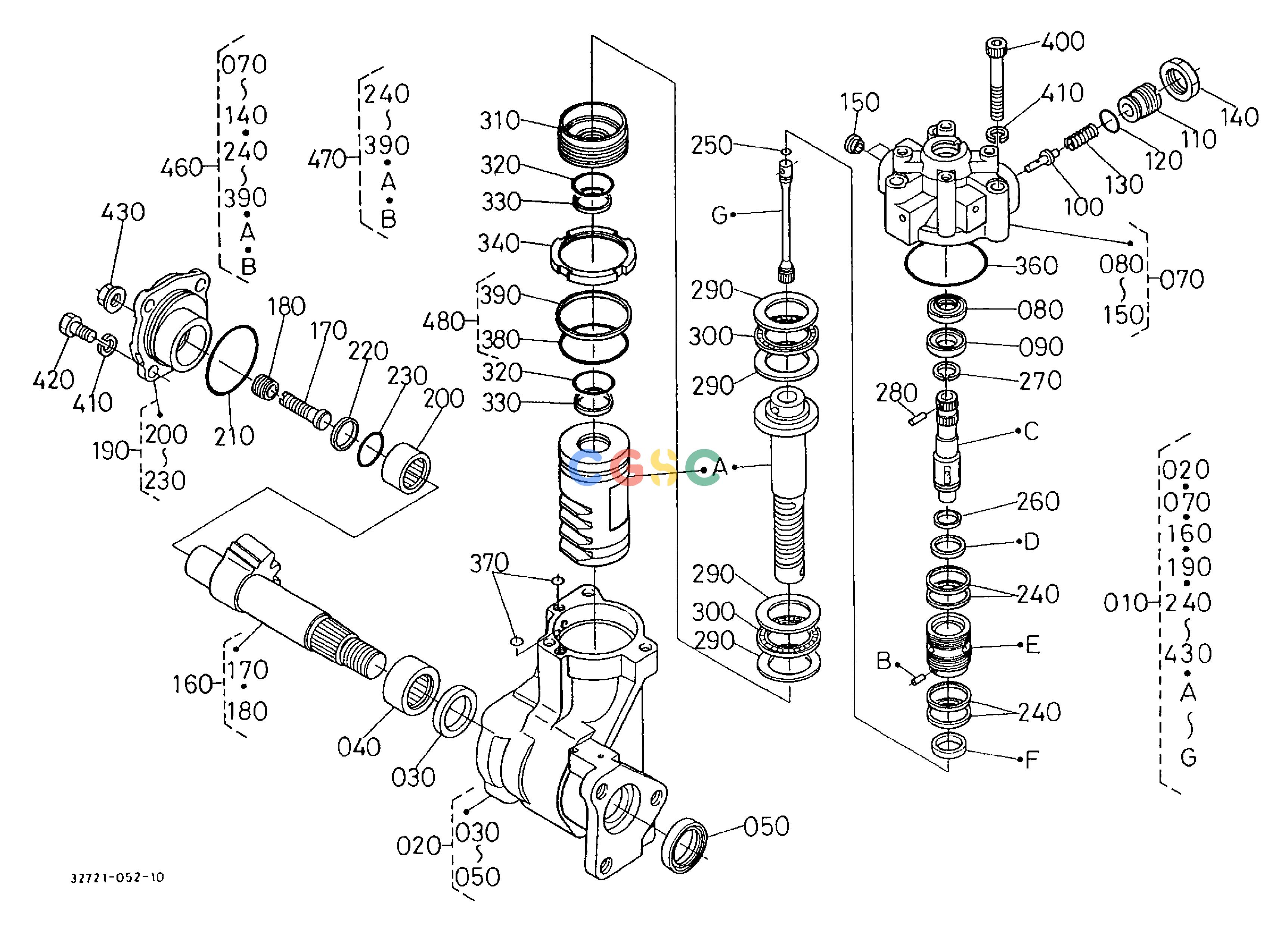 久保田零件查询J10501 HYDRAULIC PUMP(PS) [COMPONENT PARTS] ## S.No.<=60092 STEERINGEPC Kubota online