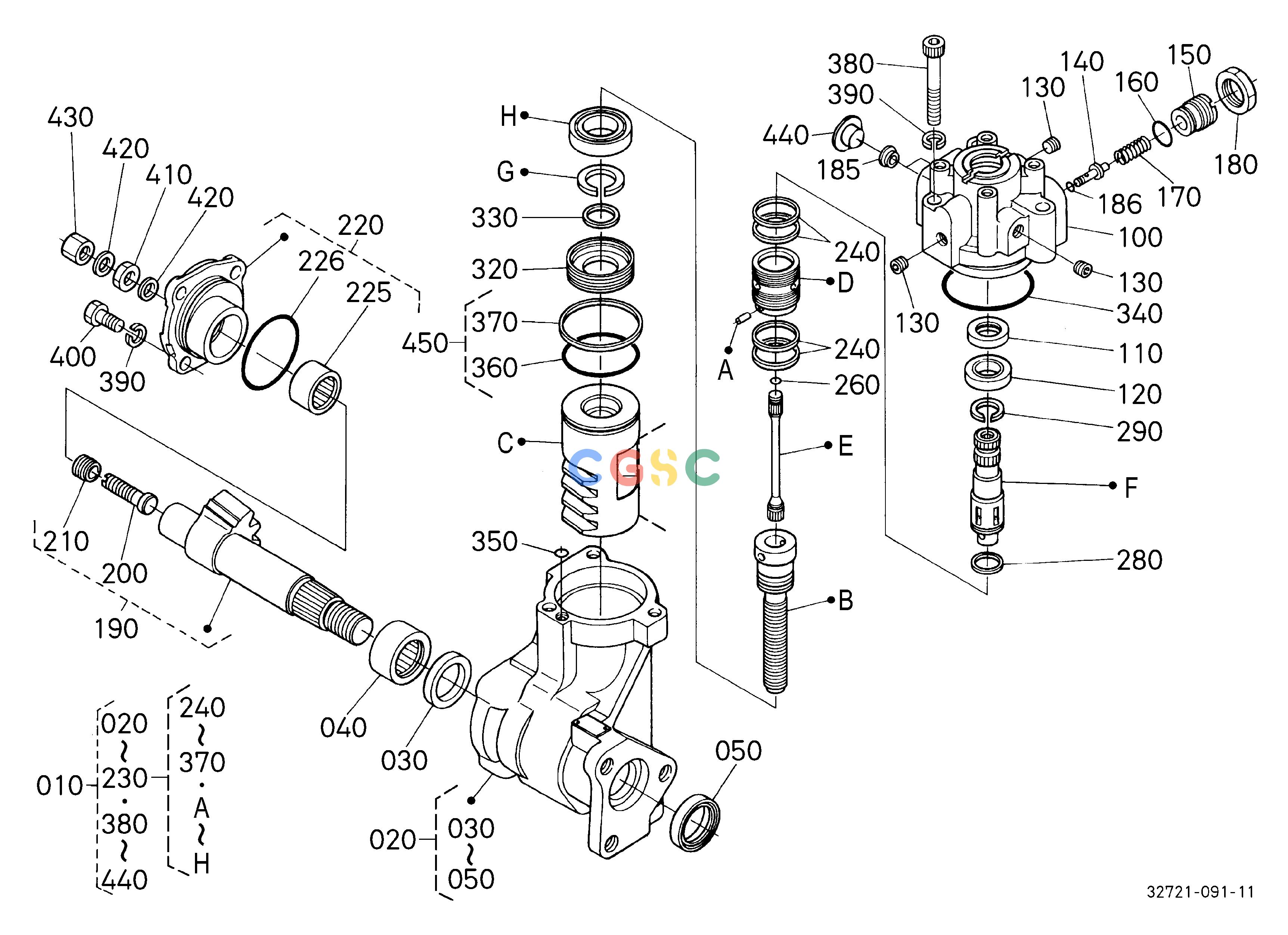 久保田零件查询J10502 HYDRAULIC PUMP(PS) [COMPONENT PARTS] ## S.No.>=60093 STEERINGEPC Kubota online