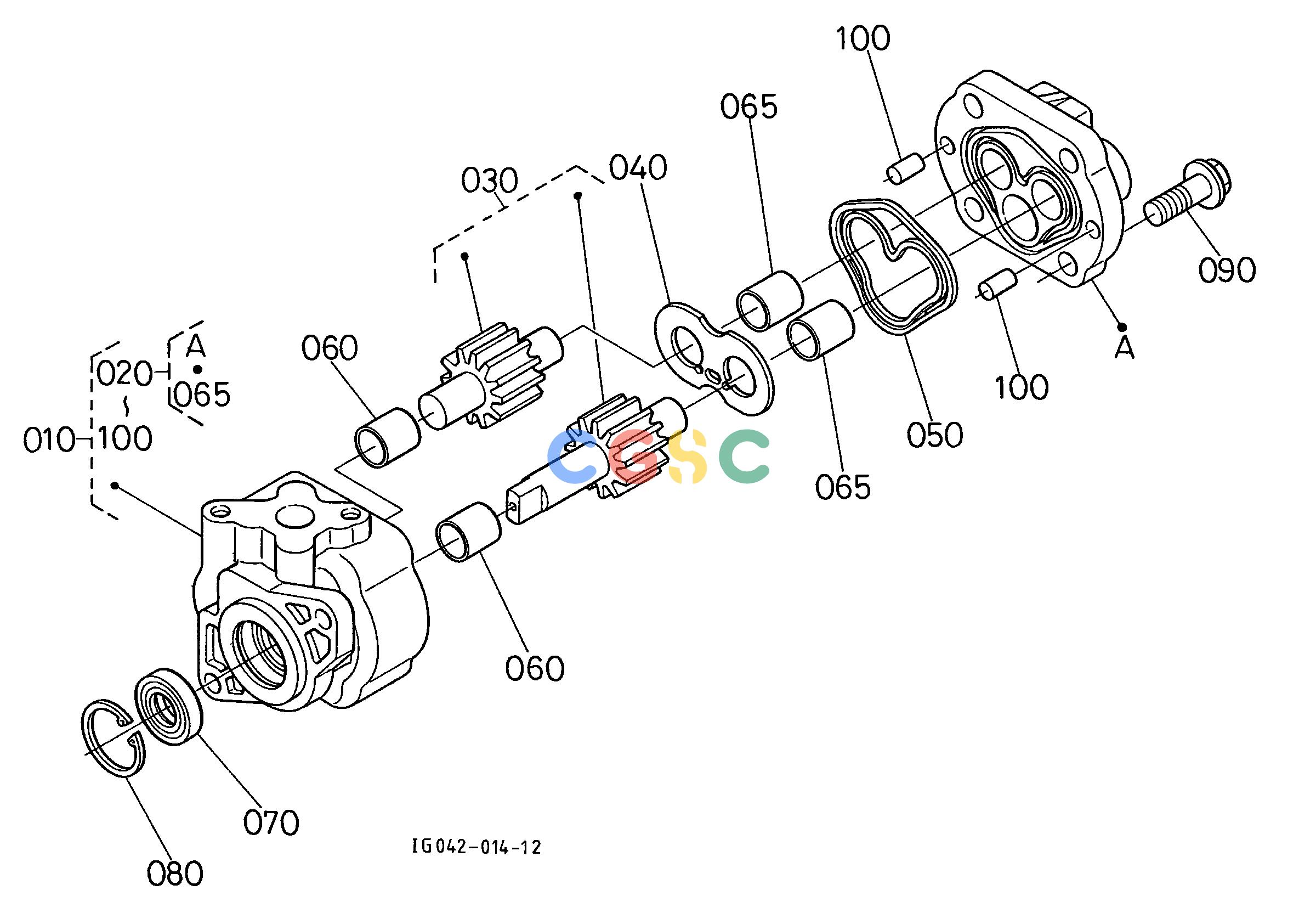 久保田零件查询J12500 HYDRAULIC PUMP [COMPONENT PARTS] PUMP/MOTOR SYSTEMEPC Kubota online