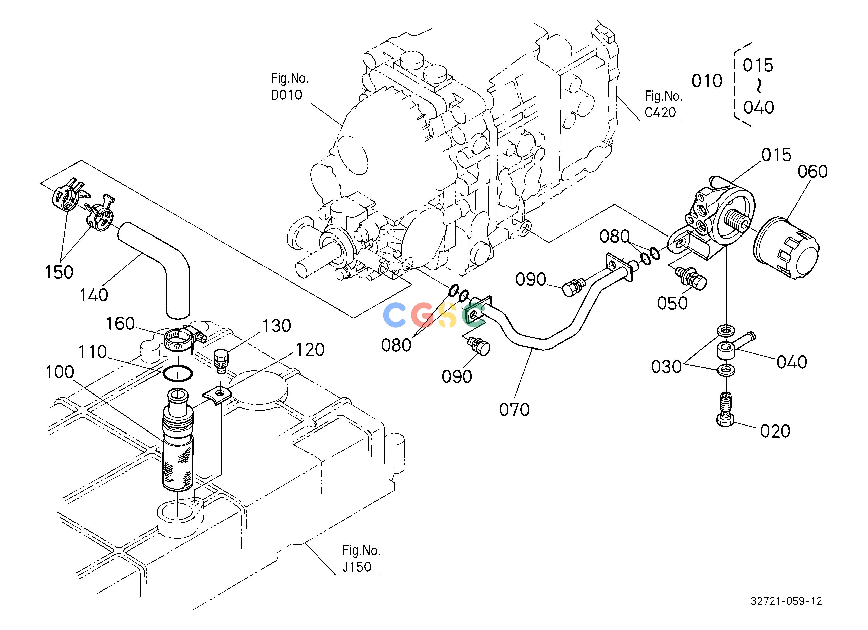 久保田零件查询J23500 HYDRAULIC OIL LINE(HST) PUMP/MOTOR SYSTEMEPC Kubota online