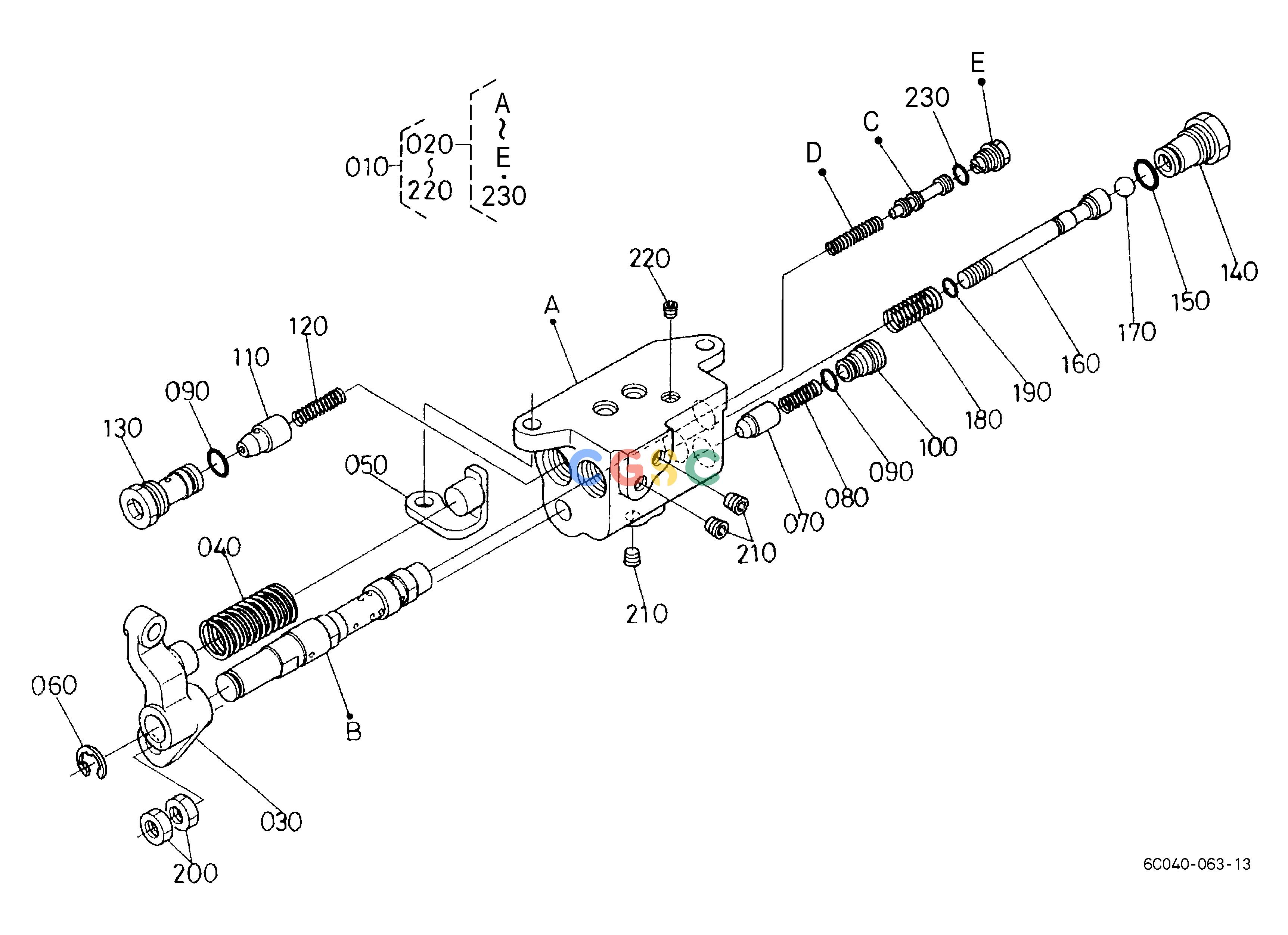久保田零件查询J41000 CONTROL VALVE [COMPONENT PARTS] PUMP/MOTOR SYSTEMEPC Kubota online