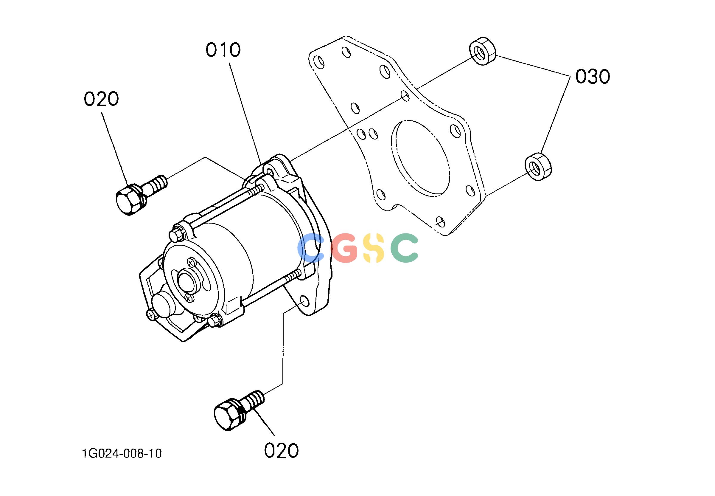 久保田零件查询040400 STARTER ENGINEEPC Kubota online
