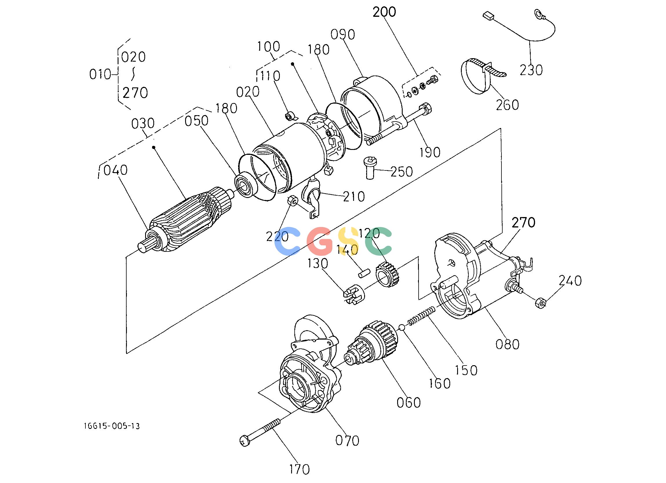 久保田零件查询140501 STARTER [COMPONENT PARTS] ## S.No.<=2Z1560 ENGINEEPC Kubota online