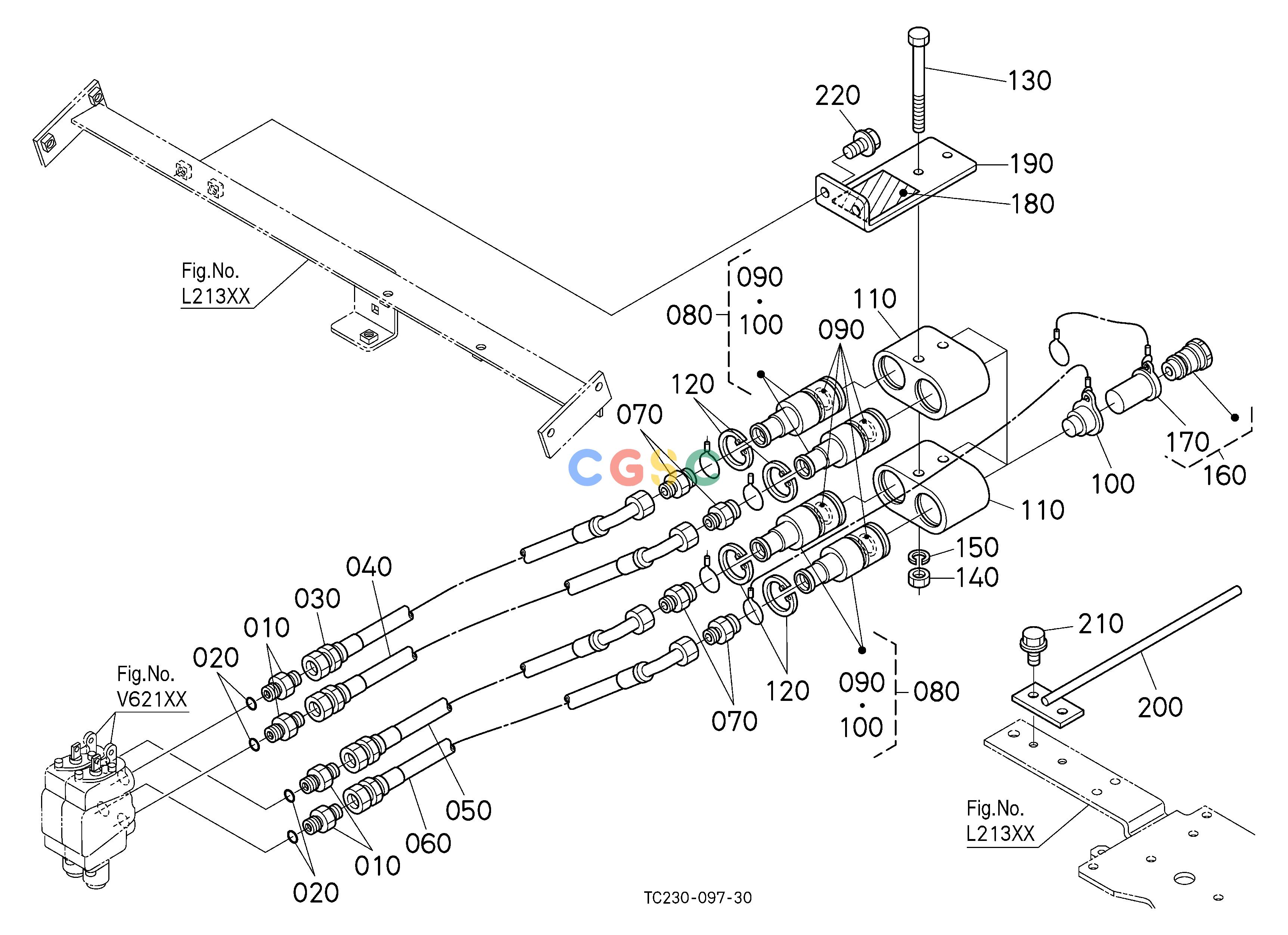 久保田零件查询V62504 AUXILIARY CONTROL VALVE COUPLER (2ND) [OLD] [OPTION] ## S.No.<=56250 S.No.;<=56250 OPTIONEPC Kubota online