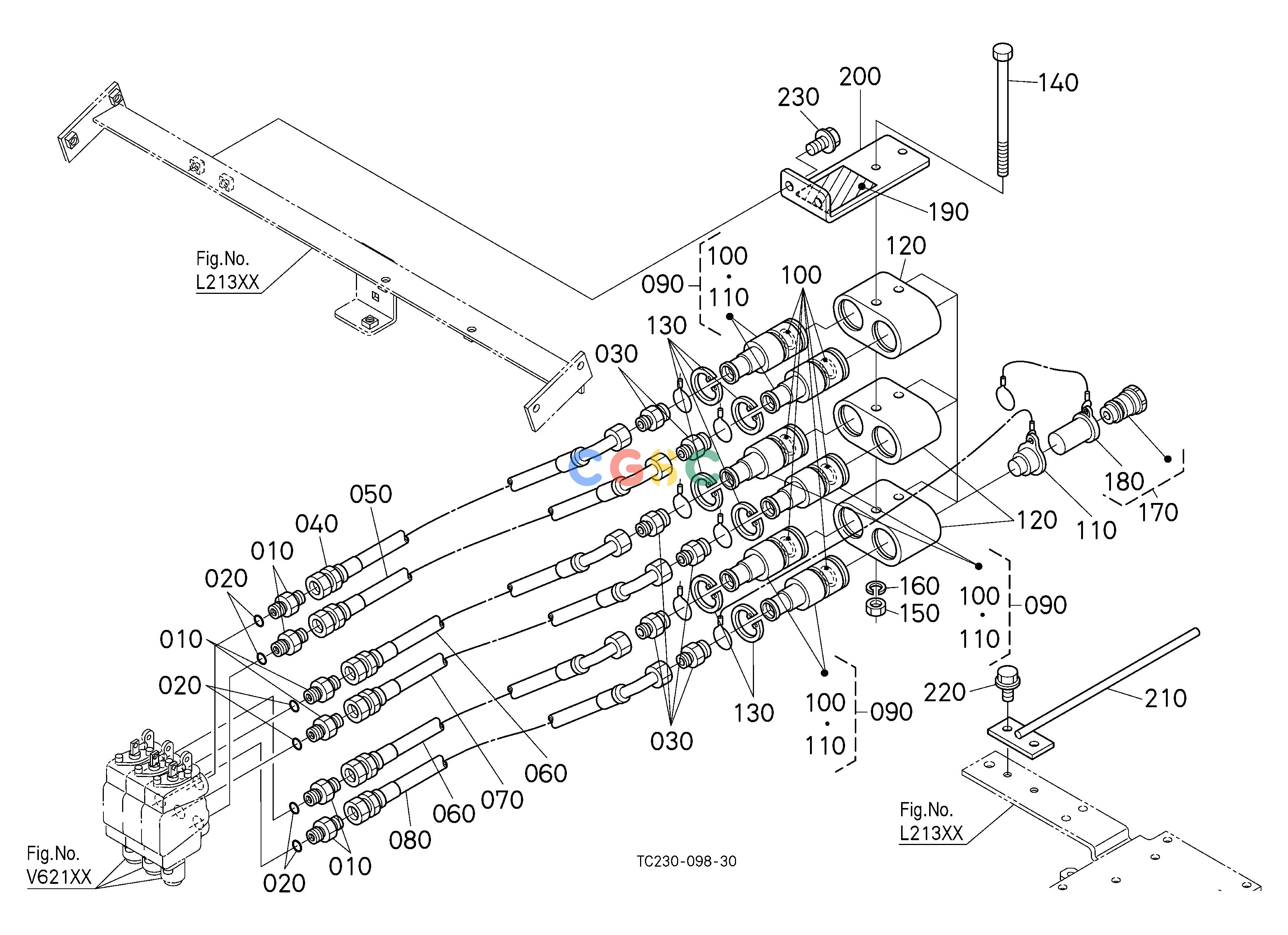 久保田零件查询V62507 AUXILIARY CONTROL VALVE COUPLER (3RD) [OLD] [OPTION] ## S.No.<=56250 S.No.;<=56250 OPTIONEPC Kubota online
