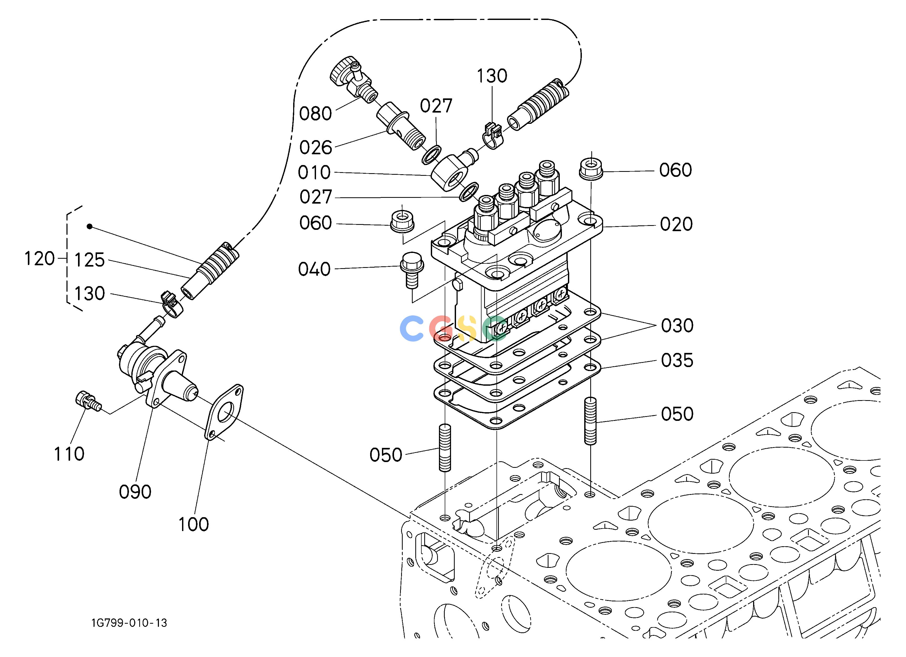 久保田零件查询020201 INJECTION PUMP ## NOTE:ORDER BY REF.No.010,020,026 and 027 NEW PARTS. ENGINEEPC Kubota online
