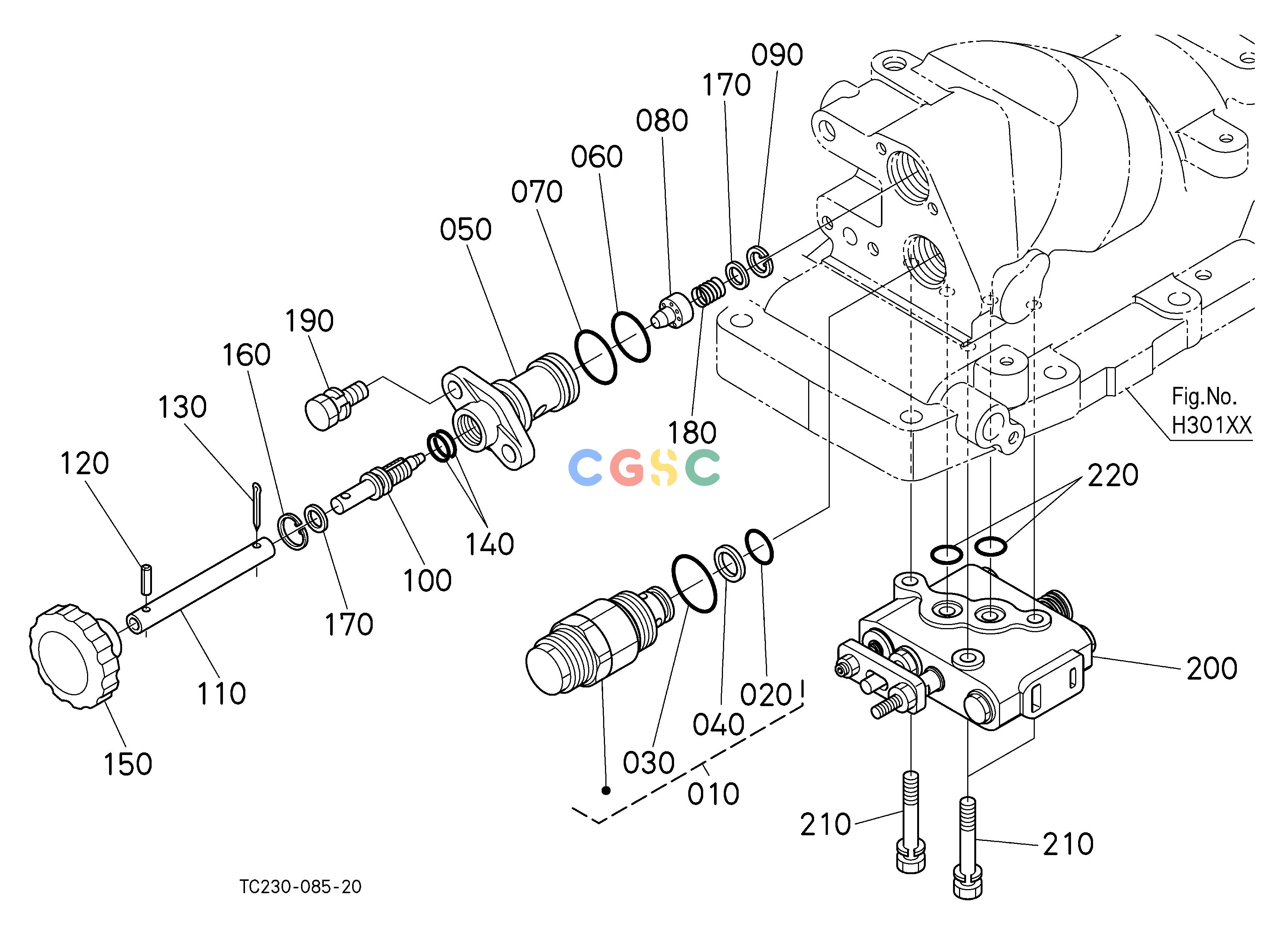 久保田零件查询H40501 CONTROL VALVE [OLD] ## S.No.<=10941 S.No.;<=10941 HYDRAULIC SYSTEMEPC Kubota online