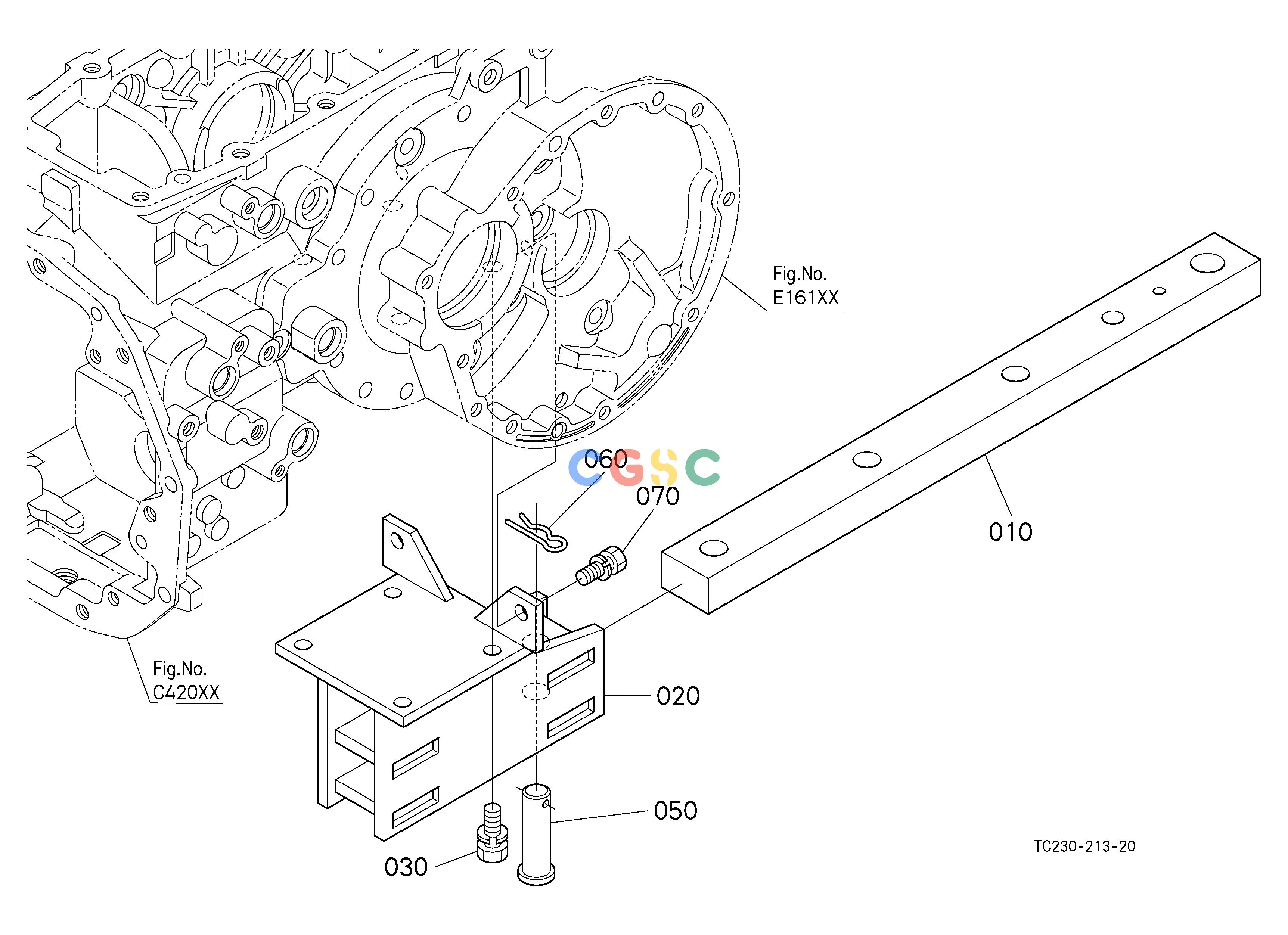 久保田零件查询K10501 DRAWBAR [OLD] ## S.No.<=10941 S.No.;<=10941 3-POINT LINKAGE/DRAWBAR/HITCHEPC Kubota online