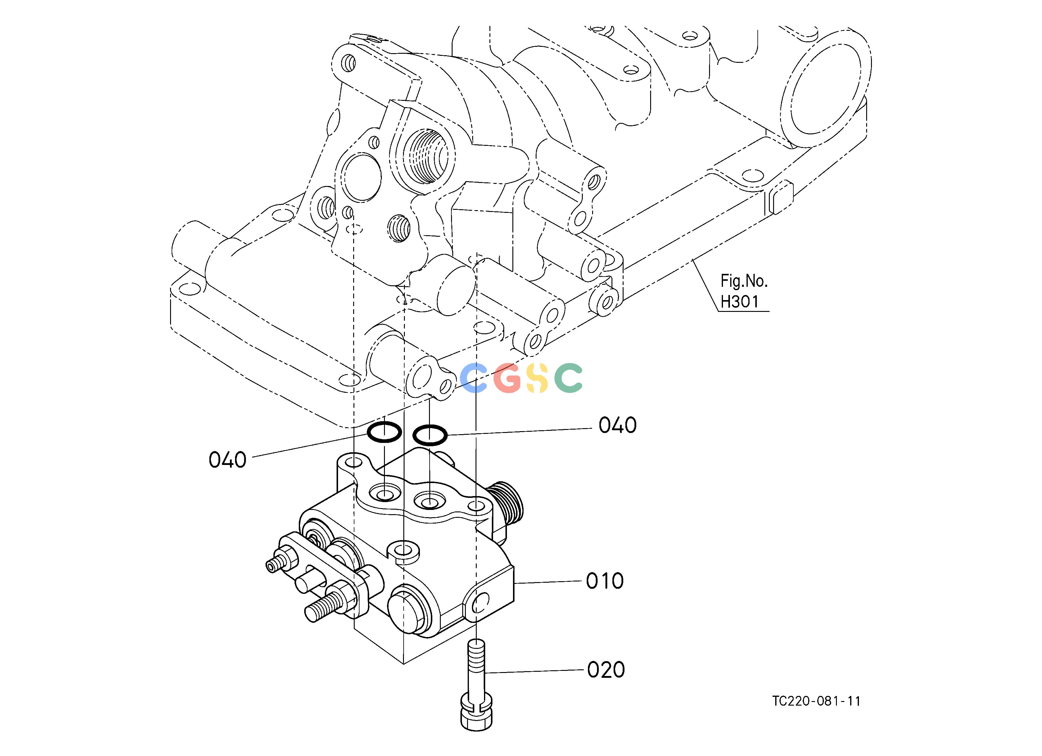 久保田零件查询H40501 CONTROL VALVE [OLD TYPE] ## S.No.<=57744 [ORDER BY REF.No.010 and 020 NEW PARTS] HYDRAULIC SYSTEMEPC Kubota online