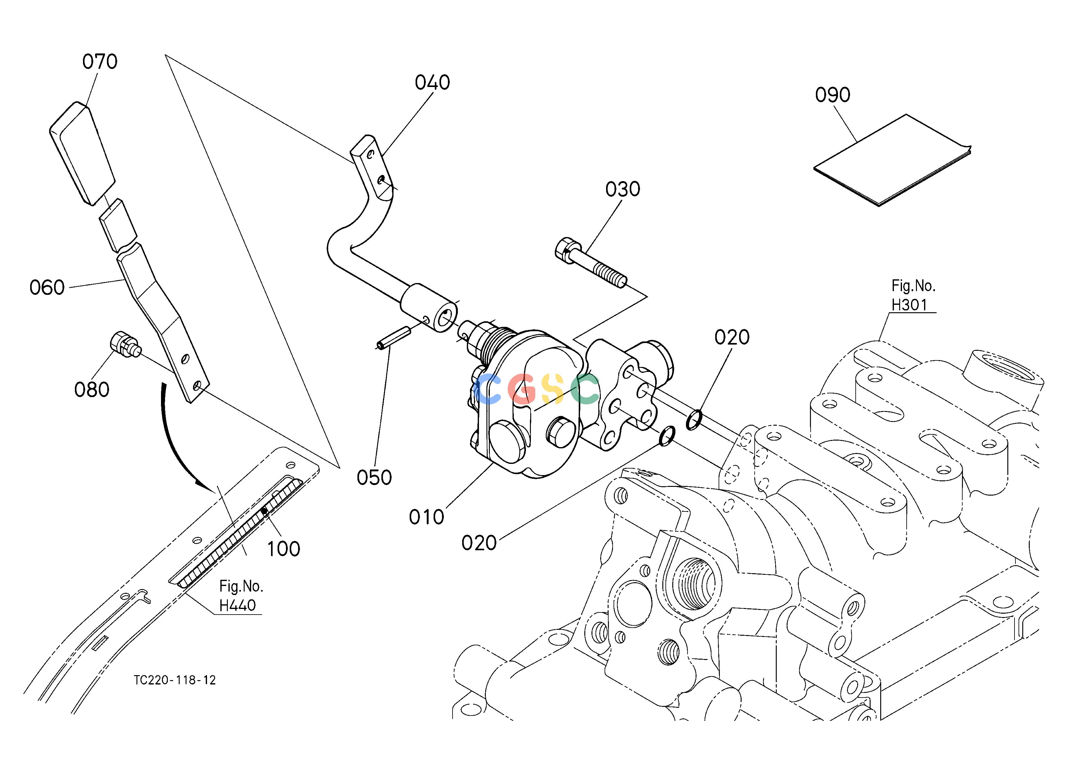 久保田零件查询T13500 DRAFT CONTROL LEVER (WITH DRAFT) [OPTION] OPTIONEPC Kubota online