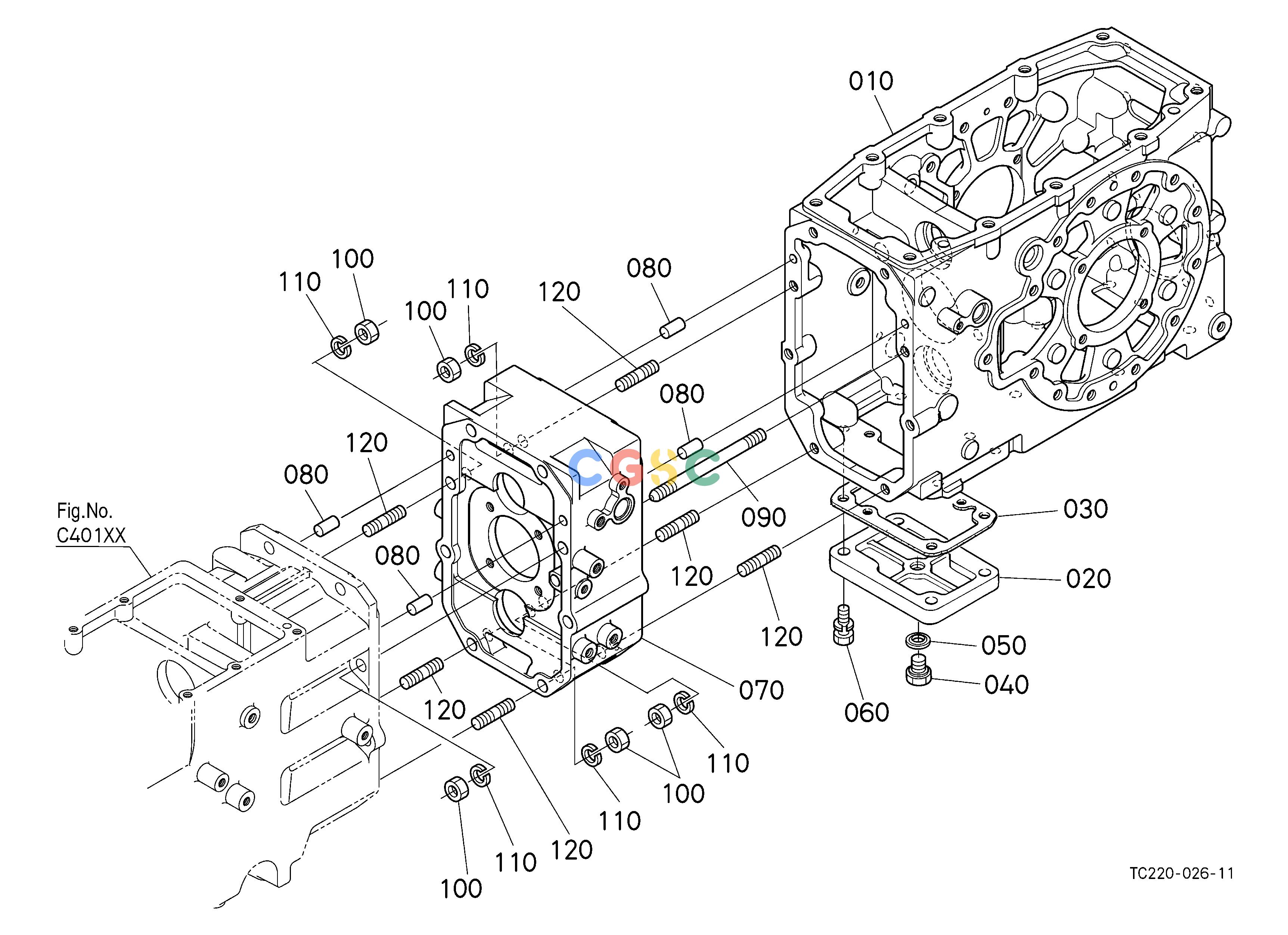 久保田零件查询C42001 TRANSMISSION CASE ## NOTE:ORDER BY ALL PARTS OF Fig.No.T11401. CLUTCH/TRANSMISSIONEPC Kubota online