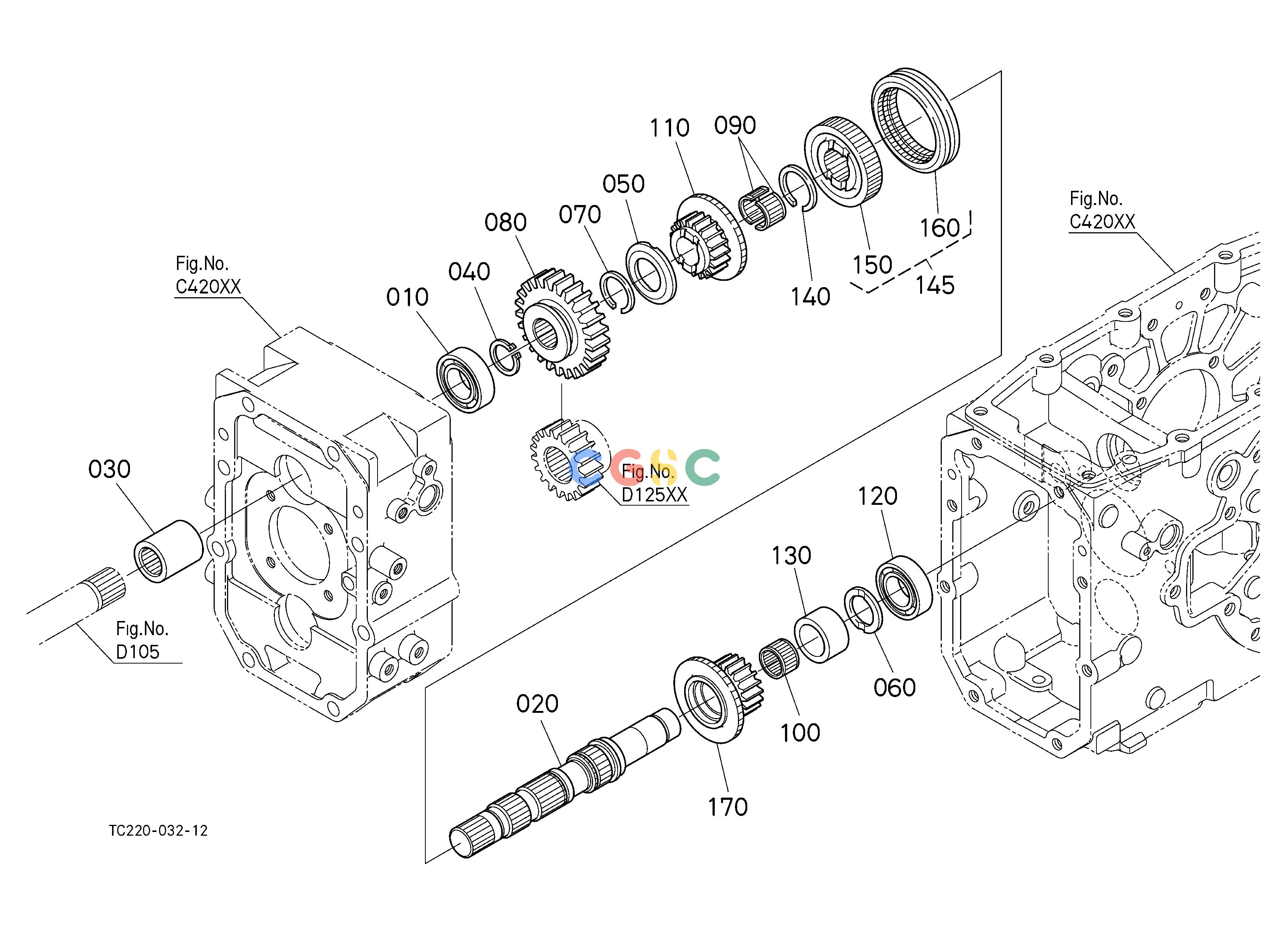 久保田零件查询D11701 RANGE GEAR SHAFT [EXCEPT HST TYPE] CLUTCH/TRANSMISSIONEPC Kubota online