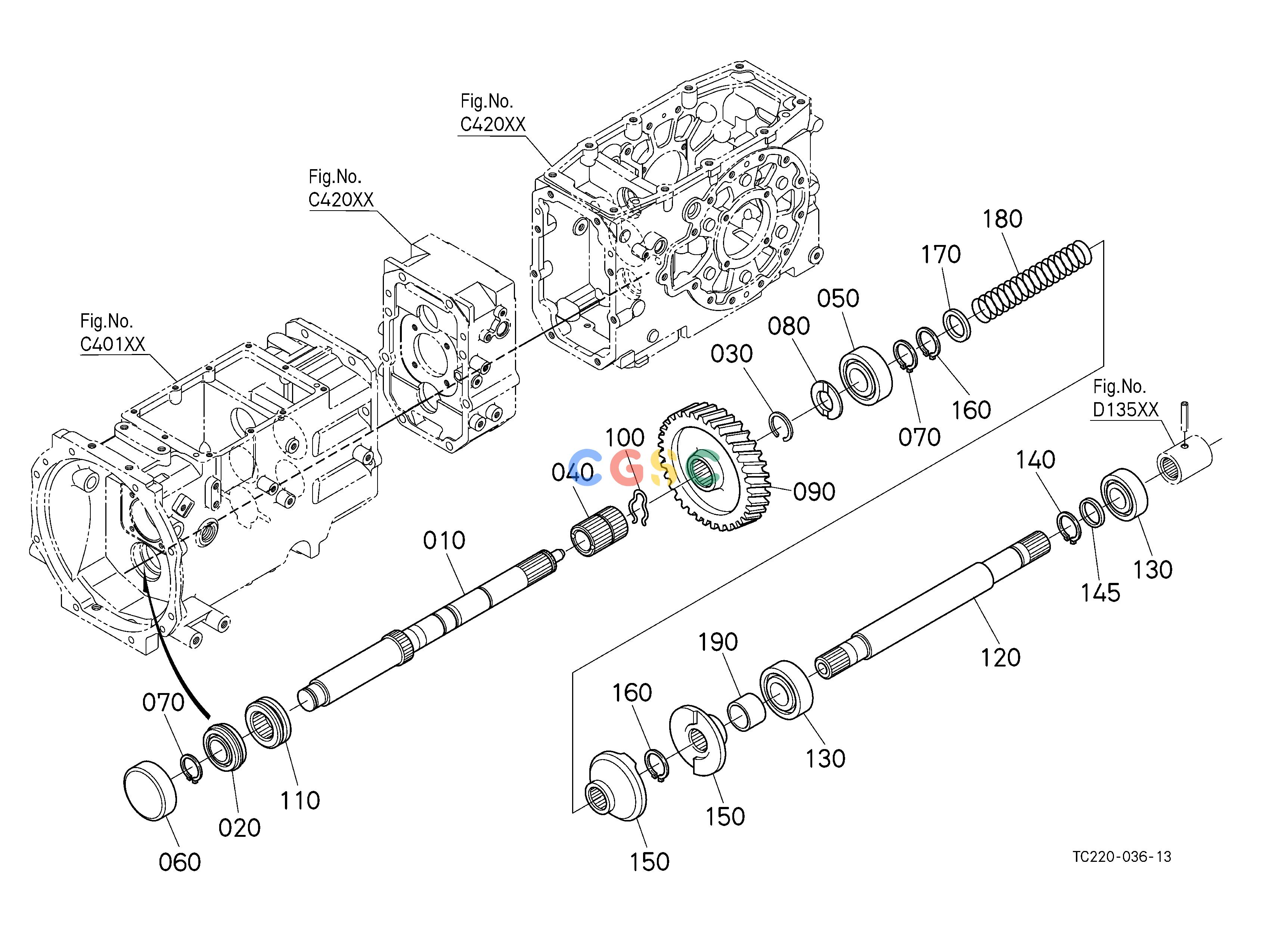 久保田零件查询D13001 PTO COUNTERSHAFT CLUTCH/TRANSMISSIONEPC Kubota online