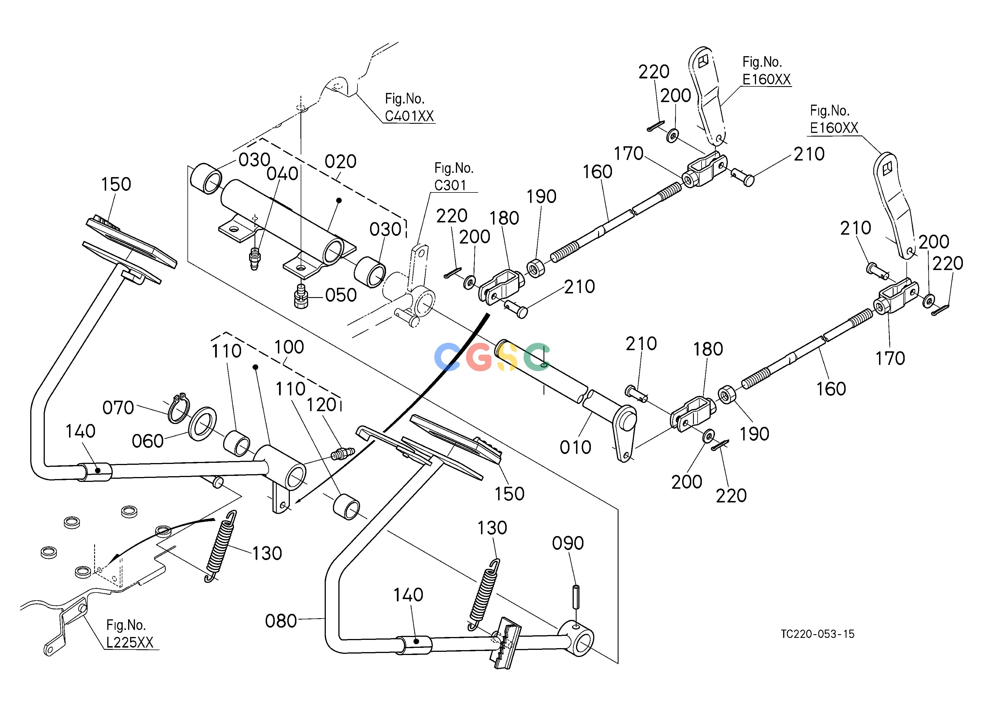 久保田零件查询E20101 BRAKE PEDAL [EXCEPT HST TYPE] REAR AXLE/BRAKEEPC Kubota online