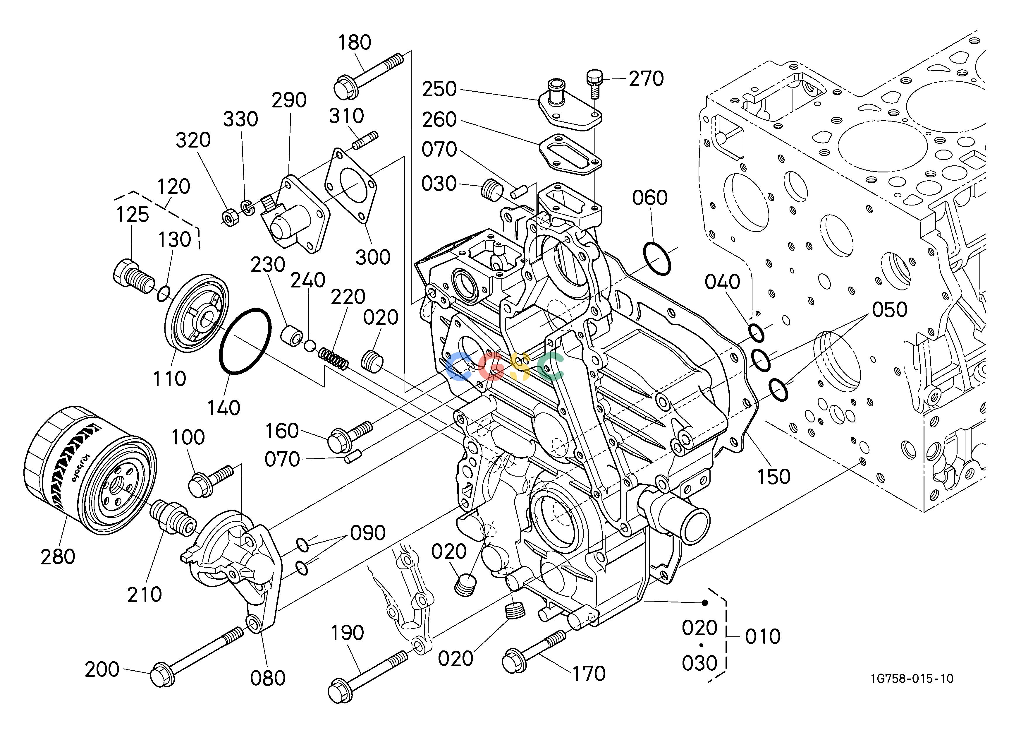 久保田零件查询000401 GEAR CASE [D1703-MA-E2A/D1703-MA-E2A-HST] ## S.No.<=7Y2373 S.No.;<=7Y2373 ENGINEEPC Kubota online