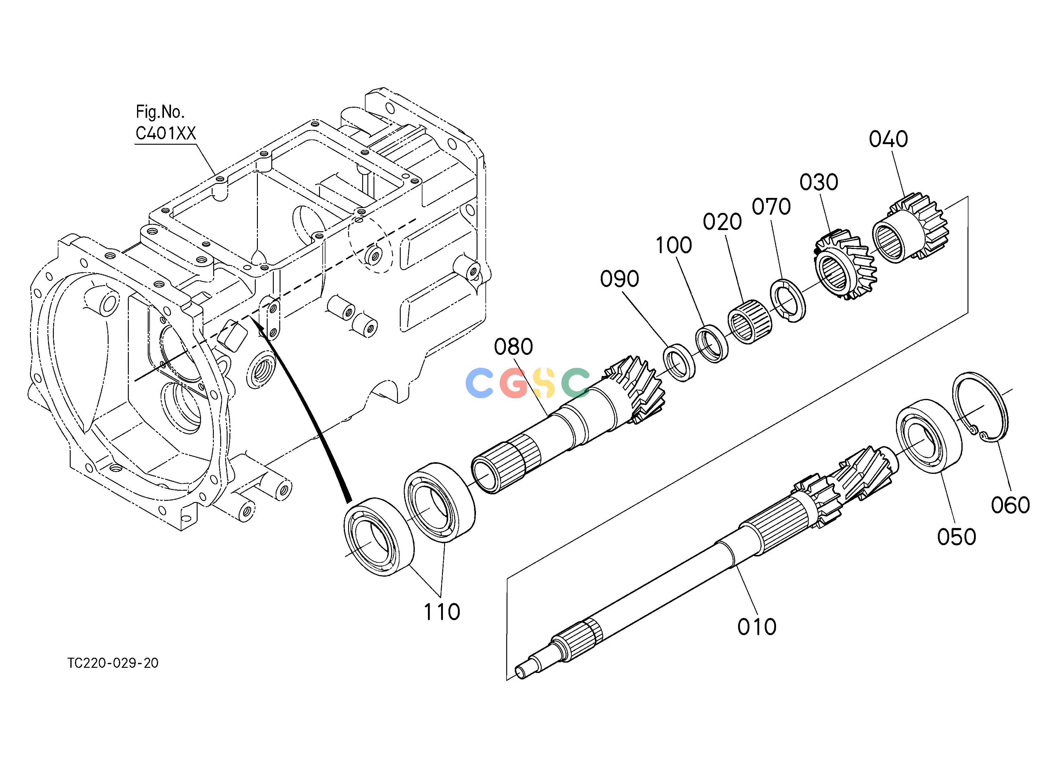 久保田零件查询D10102 MAIN SHAFT [EXCEPT HST TYPE] CLUTCH/TRANSMISSIONEPC Kubota online