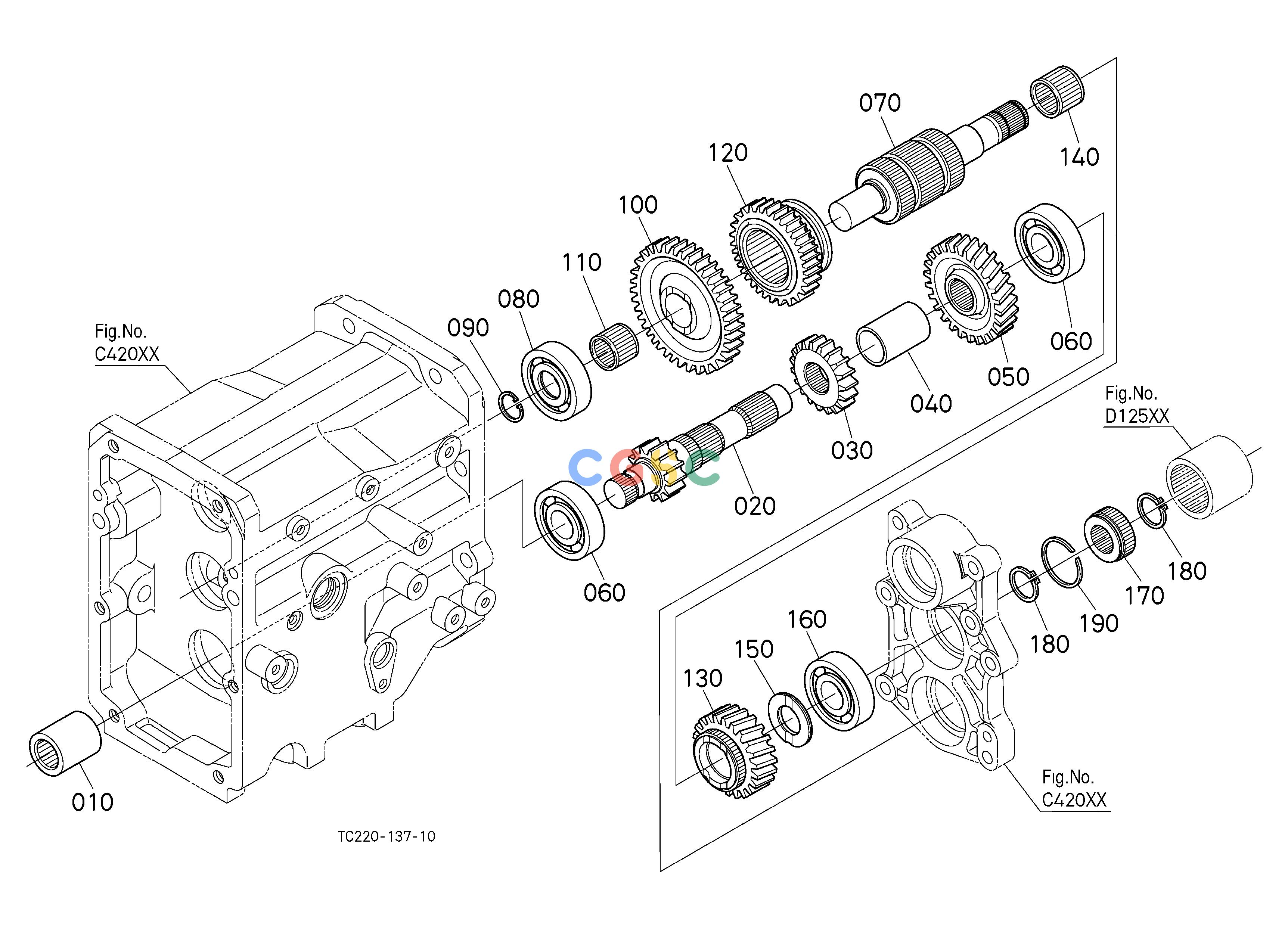 久保田零件查询D11702 RANGE GEAR SHAFT [HST TYPE] CLUTCH/TRANSMISSIONEPC Kubota online