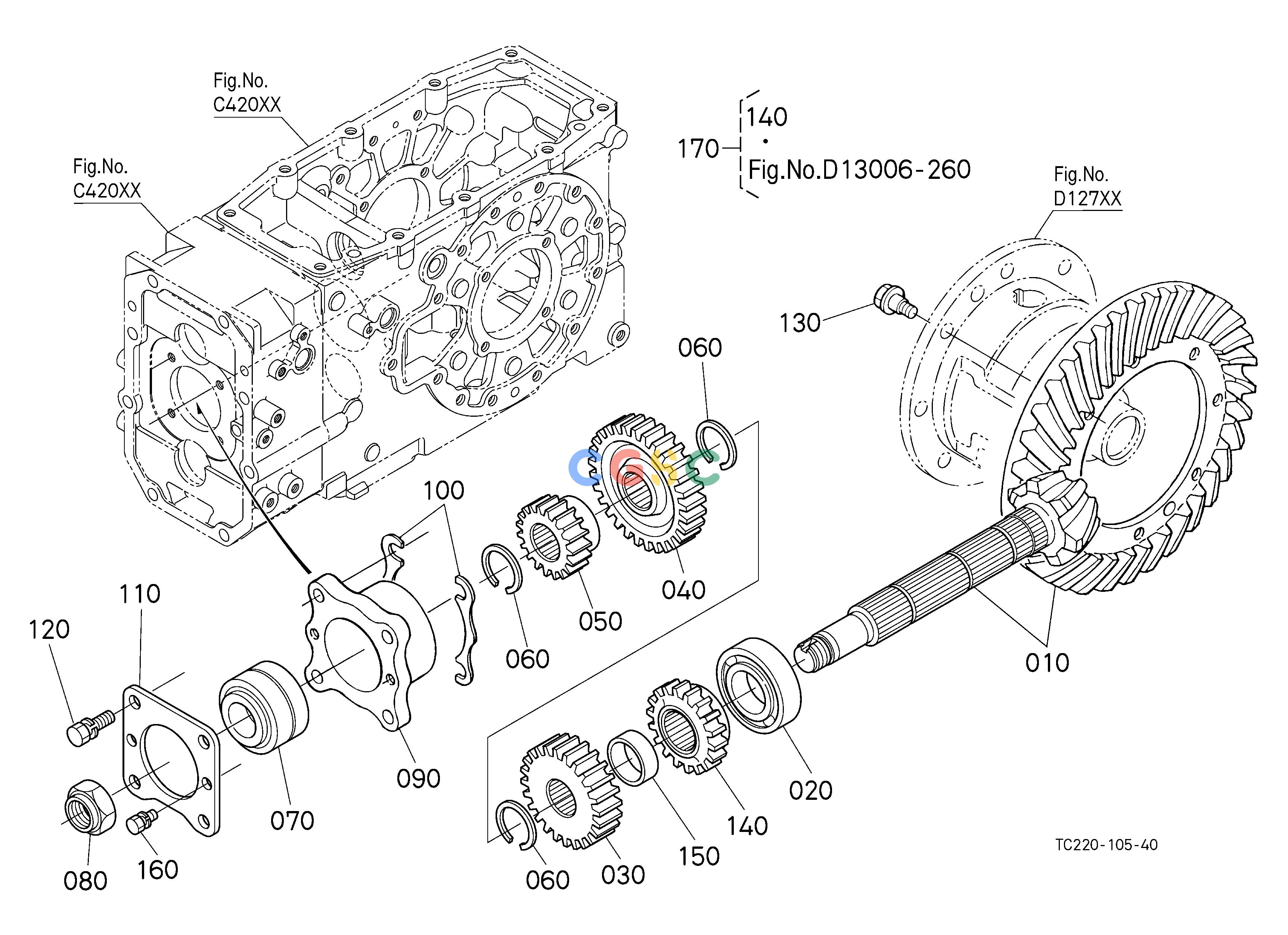 久保田零件查询D12504 SPIRAL BEVEL PINION [EXCEPT HST TYPE] CLUTCH/TRANSMISSIONEPC Kubota online