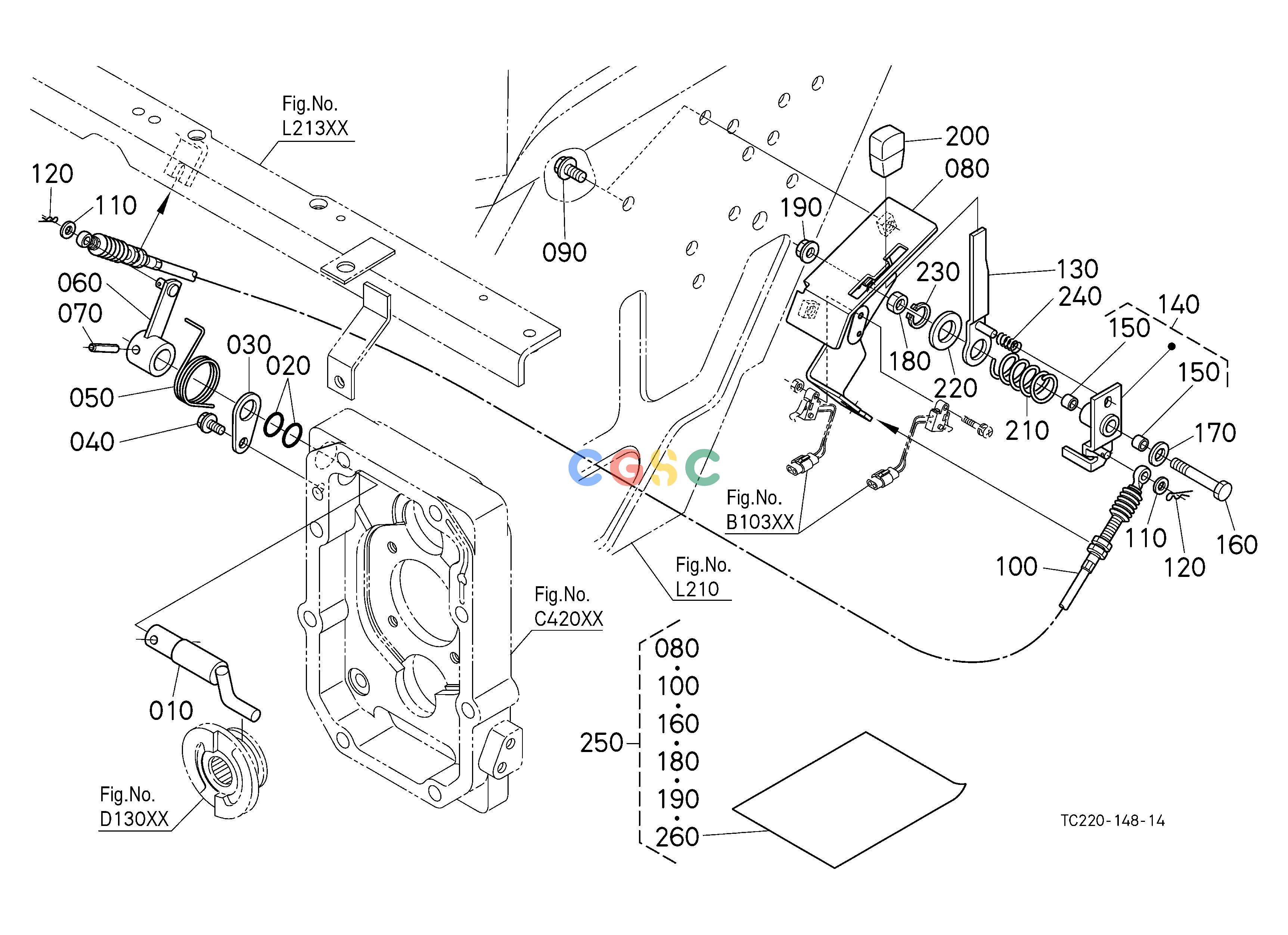 久保田零件查询E12600 PTO CLUTCH CONTROL LEVER [HST TYPE] ## NOTE:ORDER BY REF.No.160,180,190 and 250 NEW PARTS. SPEED CHANGE SHIFT FORK /SHIFT LEVEREPC Kubota online