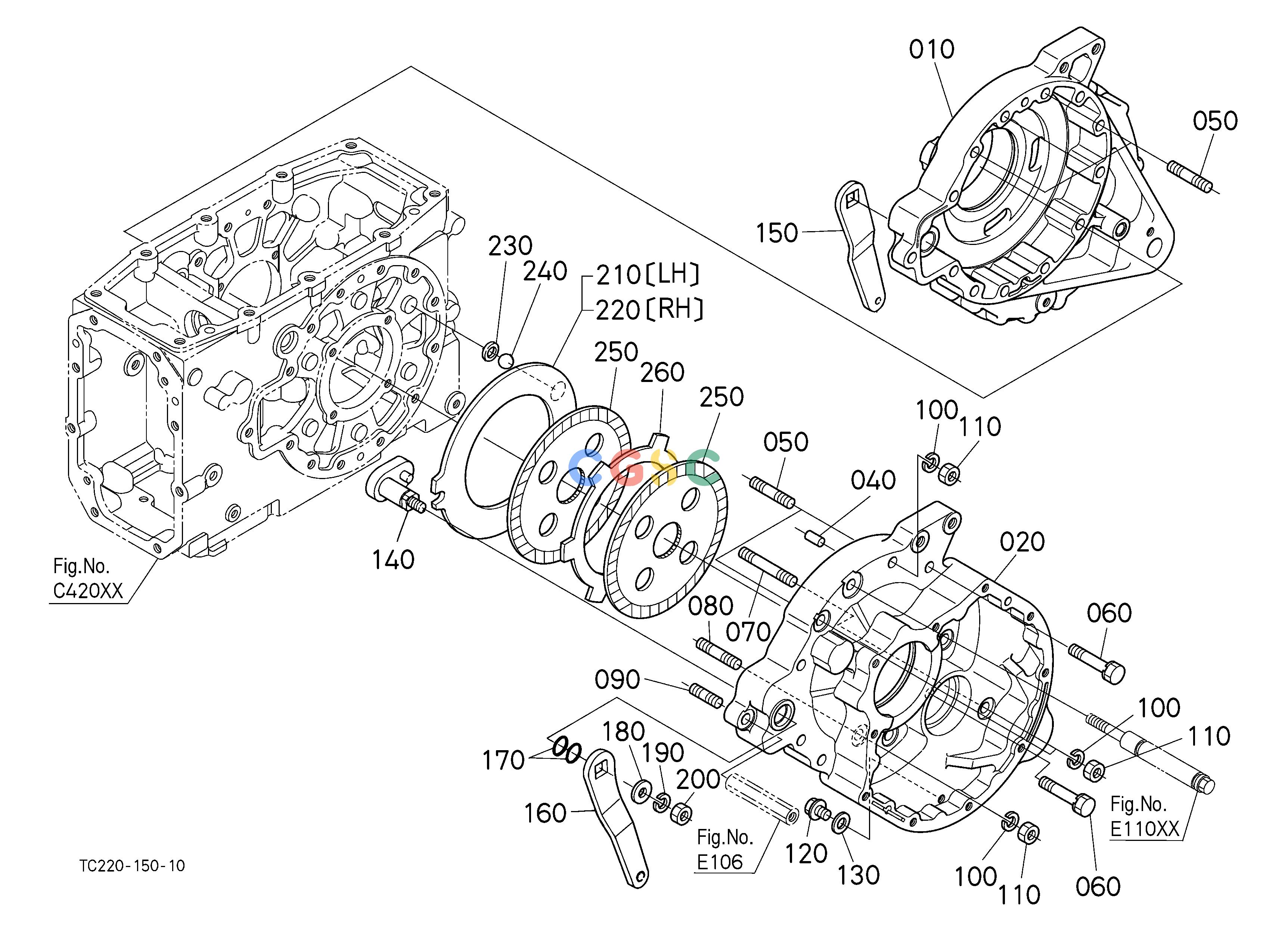 久保田零件查询E16002 BRAKE [HST TYPE] REAR AXLE/BRAKEEPC Kubota online