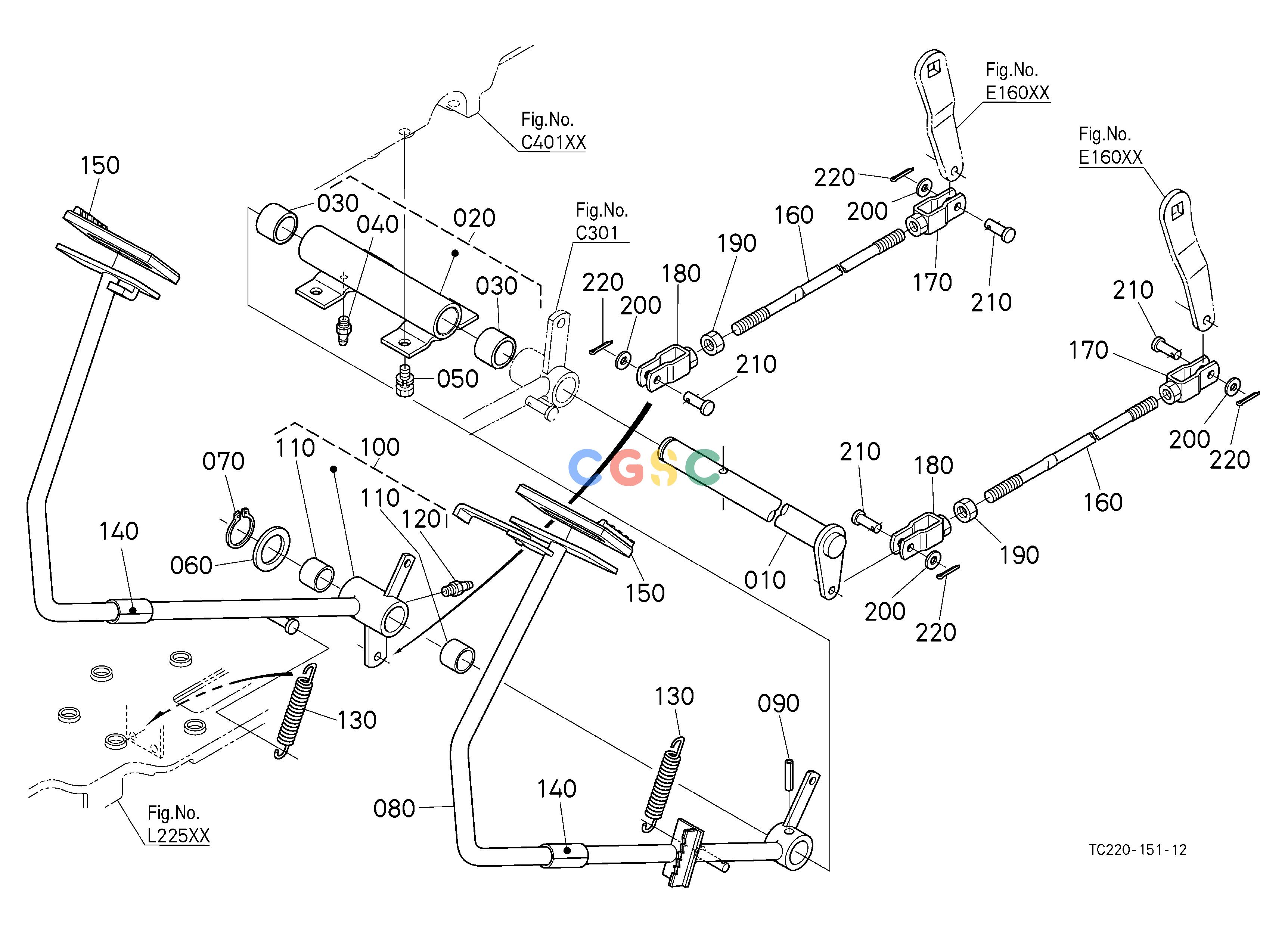 久保田零件查询E20102 BRAKE PEDAL [HST TYPE] REAR AXLE/BRAKEEPC Kubota online