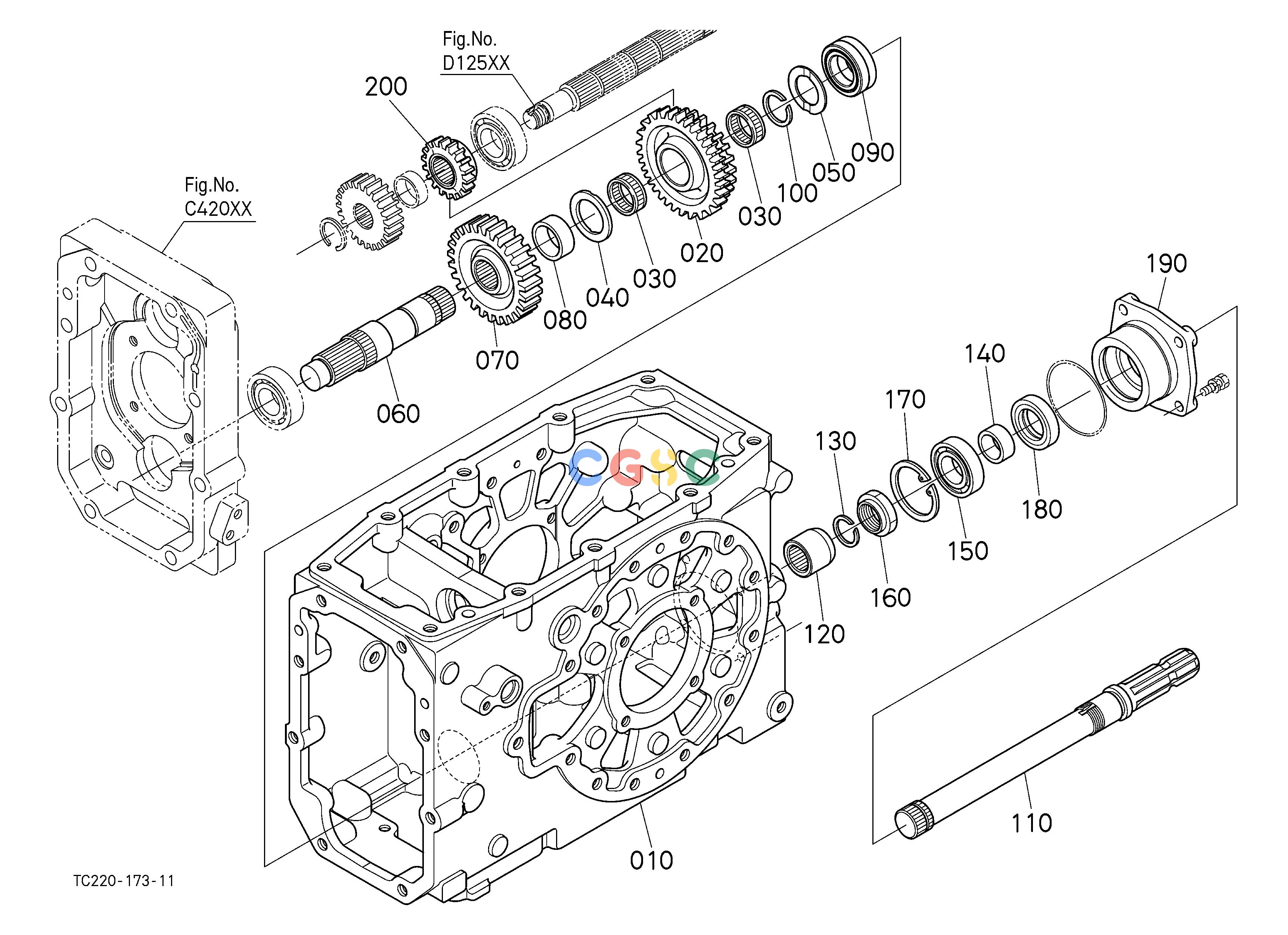 久保田零件查询T11400 TRANSMISSION CASE EXCHANGE PARTS [HST TYPE] [OLD TYPE] [OPTION] ## S.No.<=61731 S.No.;<=61731 OPTIONEPC Kubota online