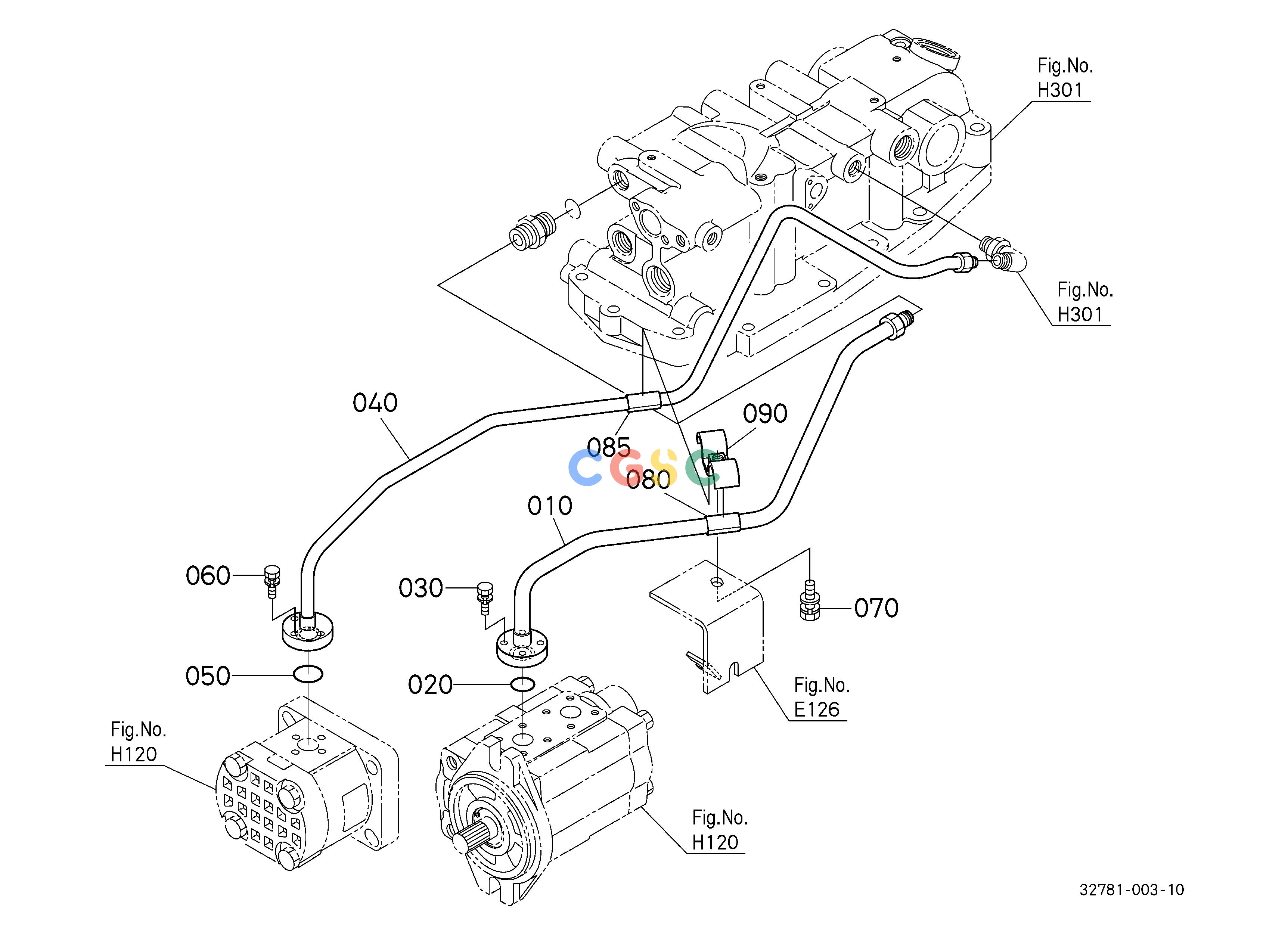 久保田零件查询H20900 HYDRAULIC OIL LINE (DERIVERY) HYDRAULIC SYSTEMEPC Kubota online