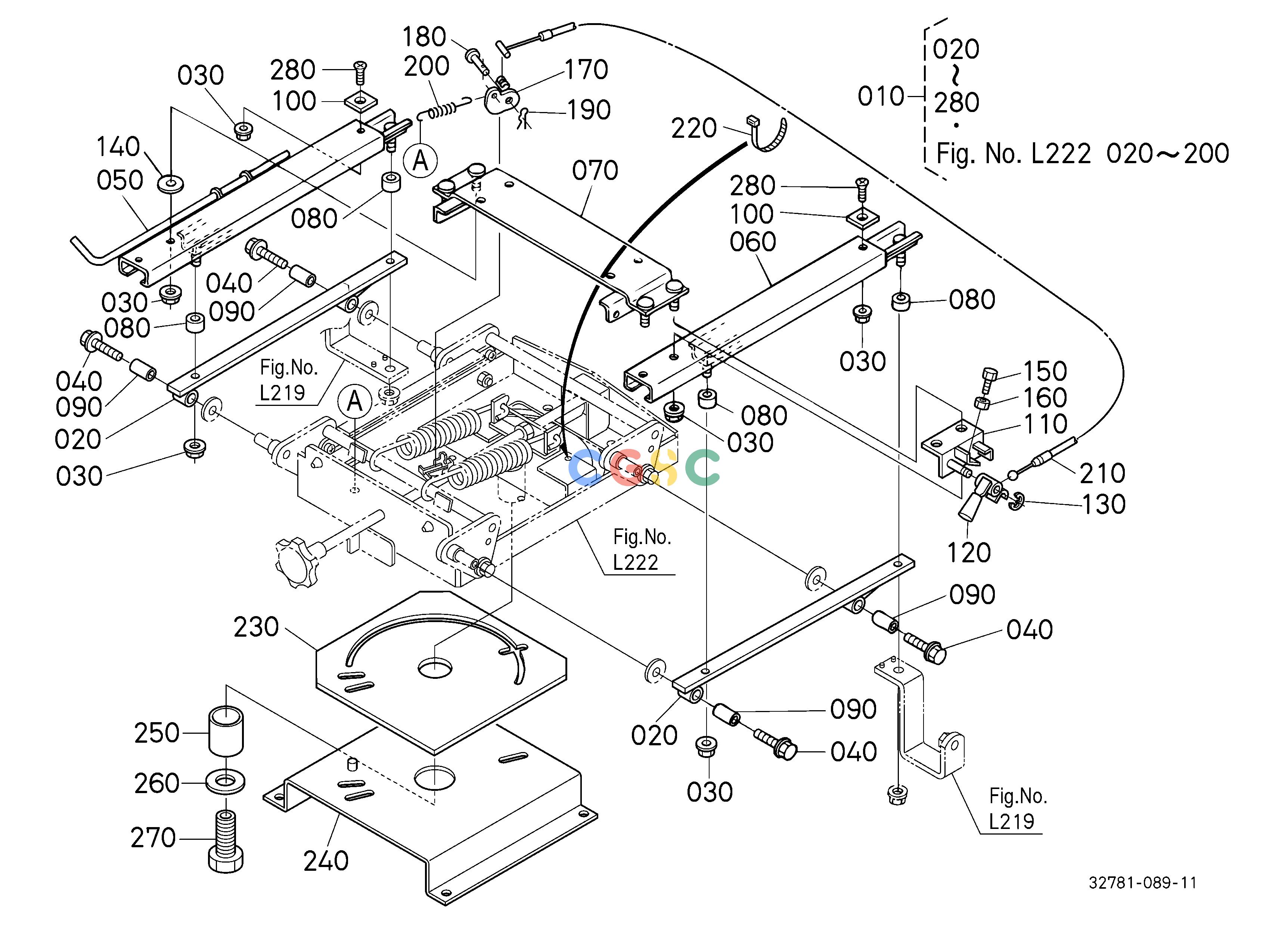 久保田零件查询L22300 SEAT SUSPENSION 2 [COMPONENT PARTS] [OLD TYPE] ## S.No.<=51563 S.No.;<=51563 HOOD/BONNETEPC Kubota online