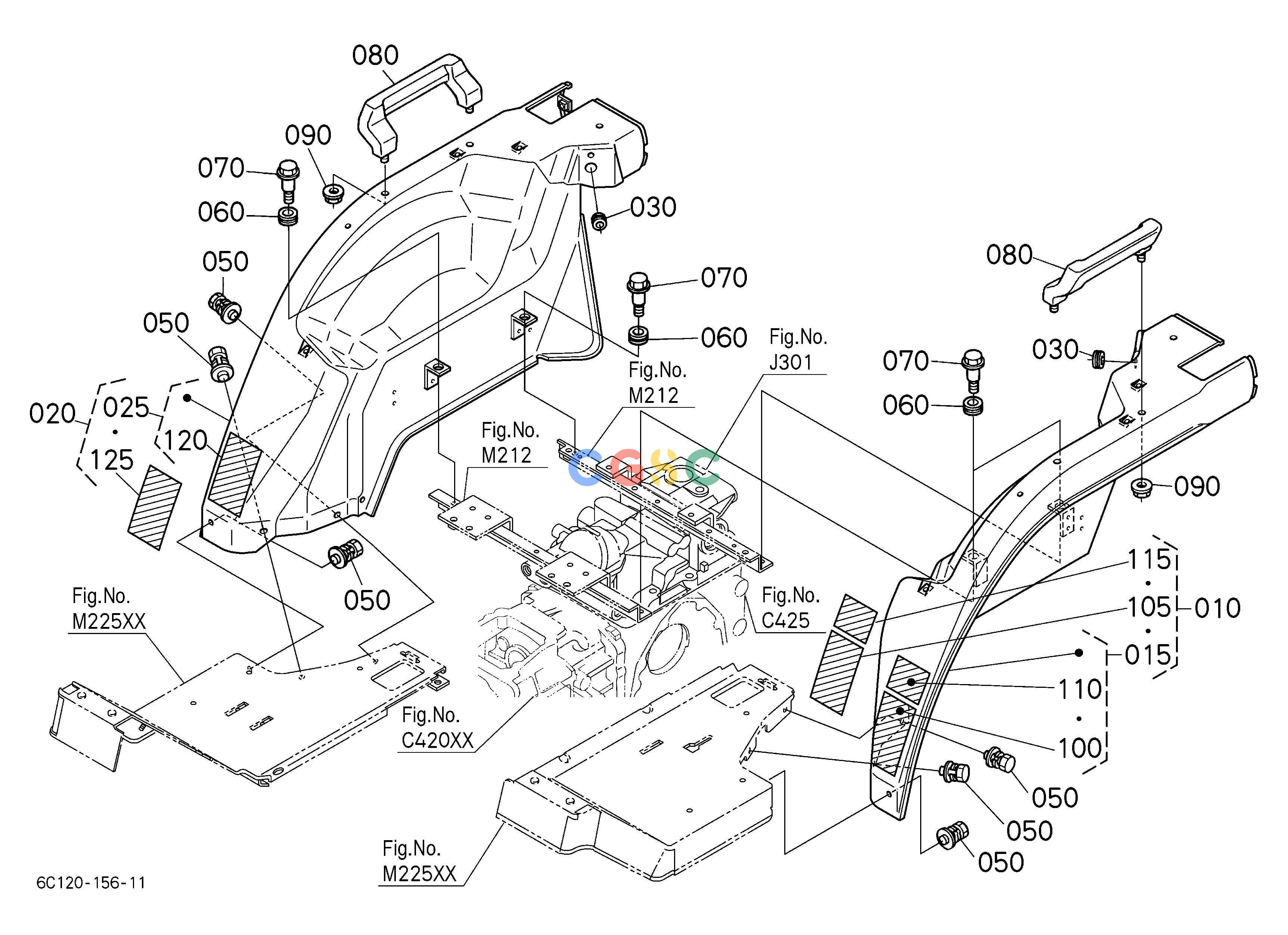 久保田零件查询M21001 FENDER [EXCEPT[AU][NZ]] HOOD/BONNETEPC Kubota online