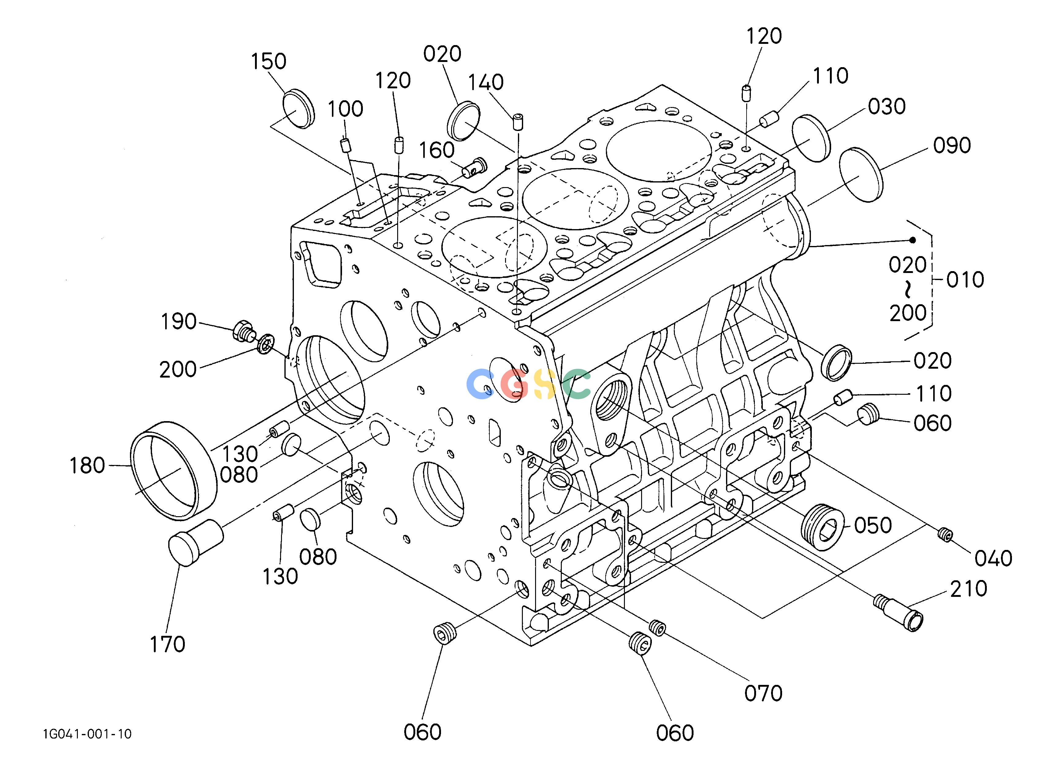 久保田零件查询100102 CRANKCASE ## S.No.>=5A0001 ENGINEEPC Kubota online