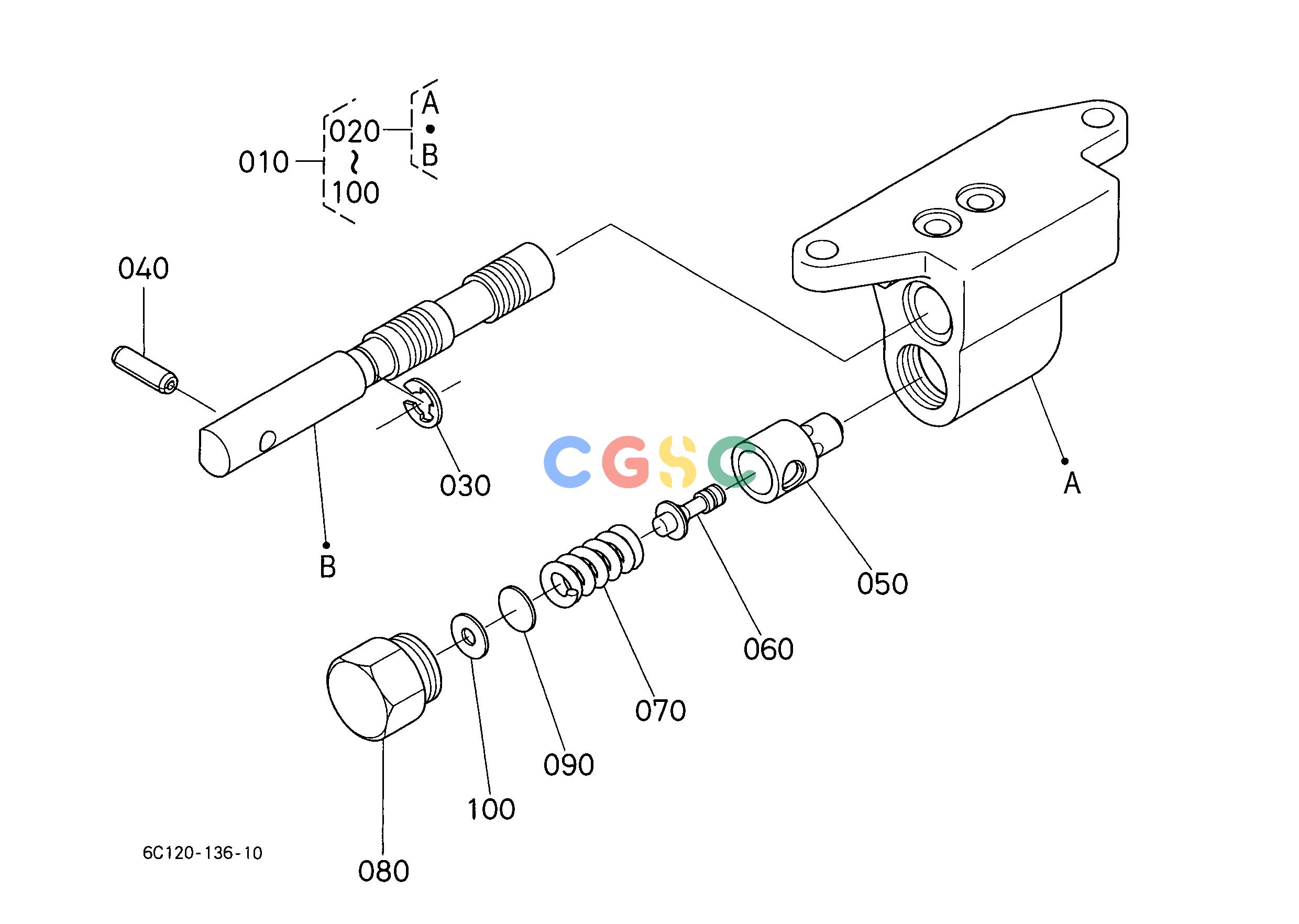 久保田零件查询J41001 CONTROL VALVE [COMPONENT PARTS] ## S.No.<=66325 PUMP/MOTOR SYSTEMEPC Kubota online