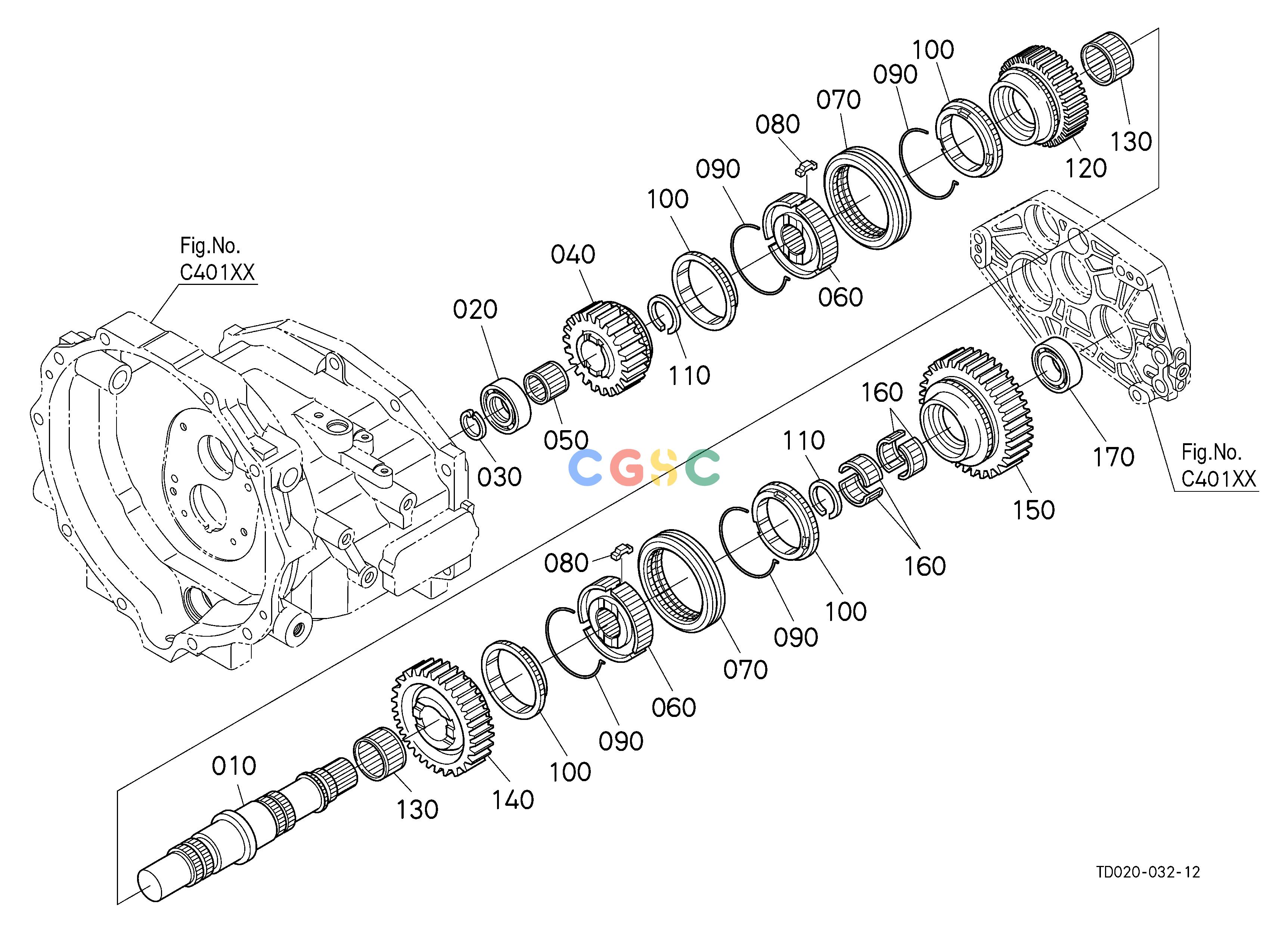 久保田零件查询D10502 COUNTERSHAFT [GST TYPE] CLUTCH/TRANSMISSIONEPC Kubota online