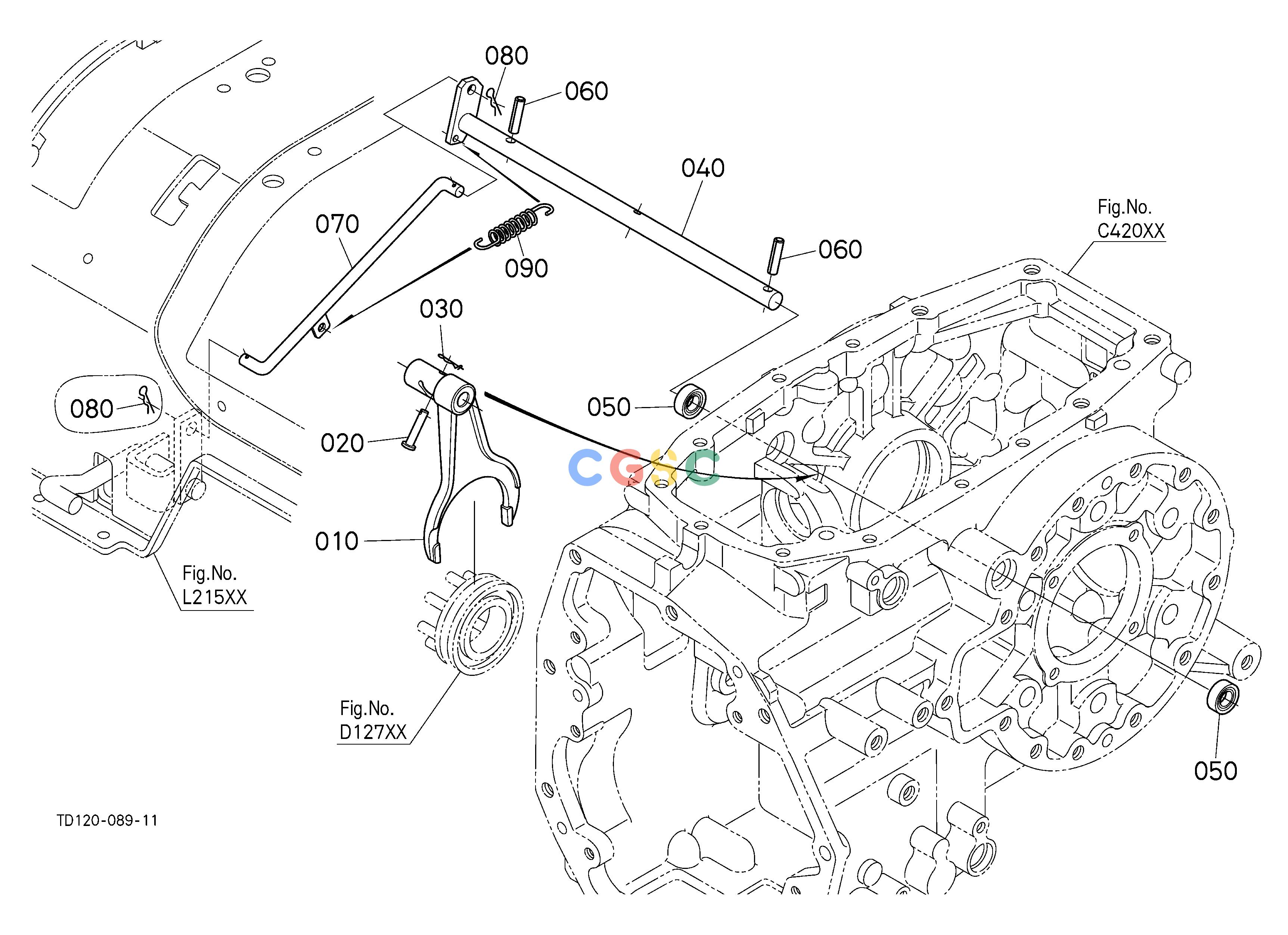 久保田零件查询D22501 REAR DIFFERENTIAL LOCK SHIFT FORK SPEED CHANGE SHIFT FORK /SHIFT LEVEREPC Kubota online